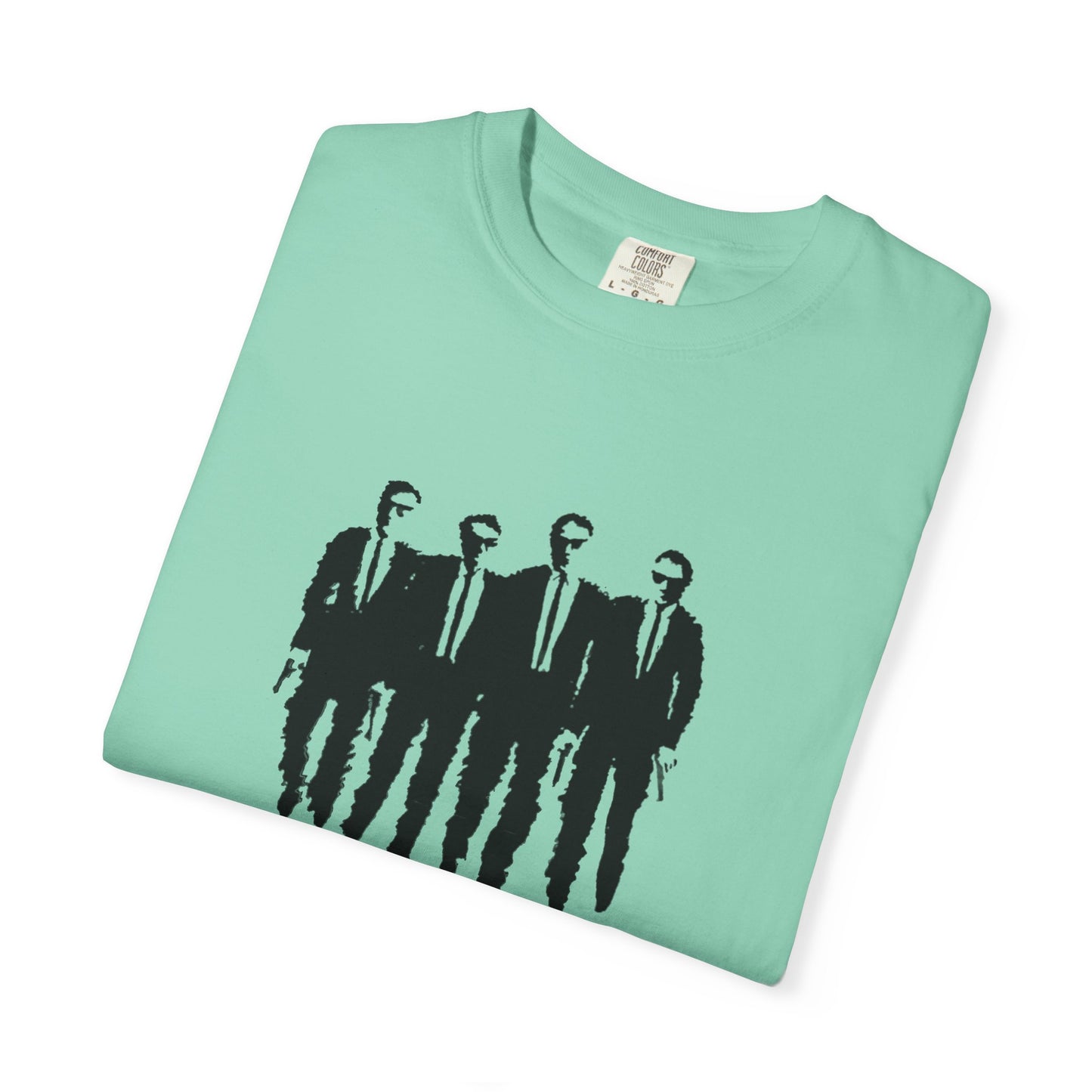 reservoir dogs vhs cover graphic tshirt on comfort colors
