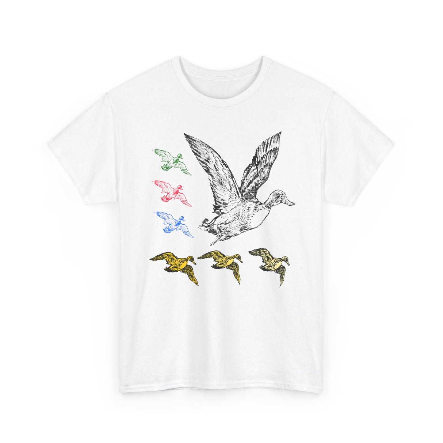 vintage ducks custom graphic tshirt