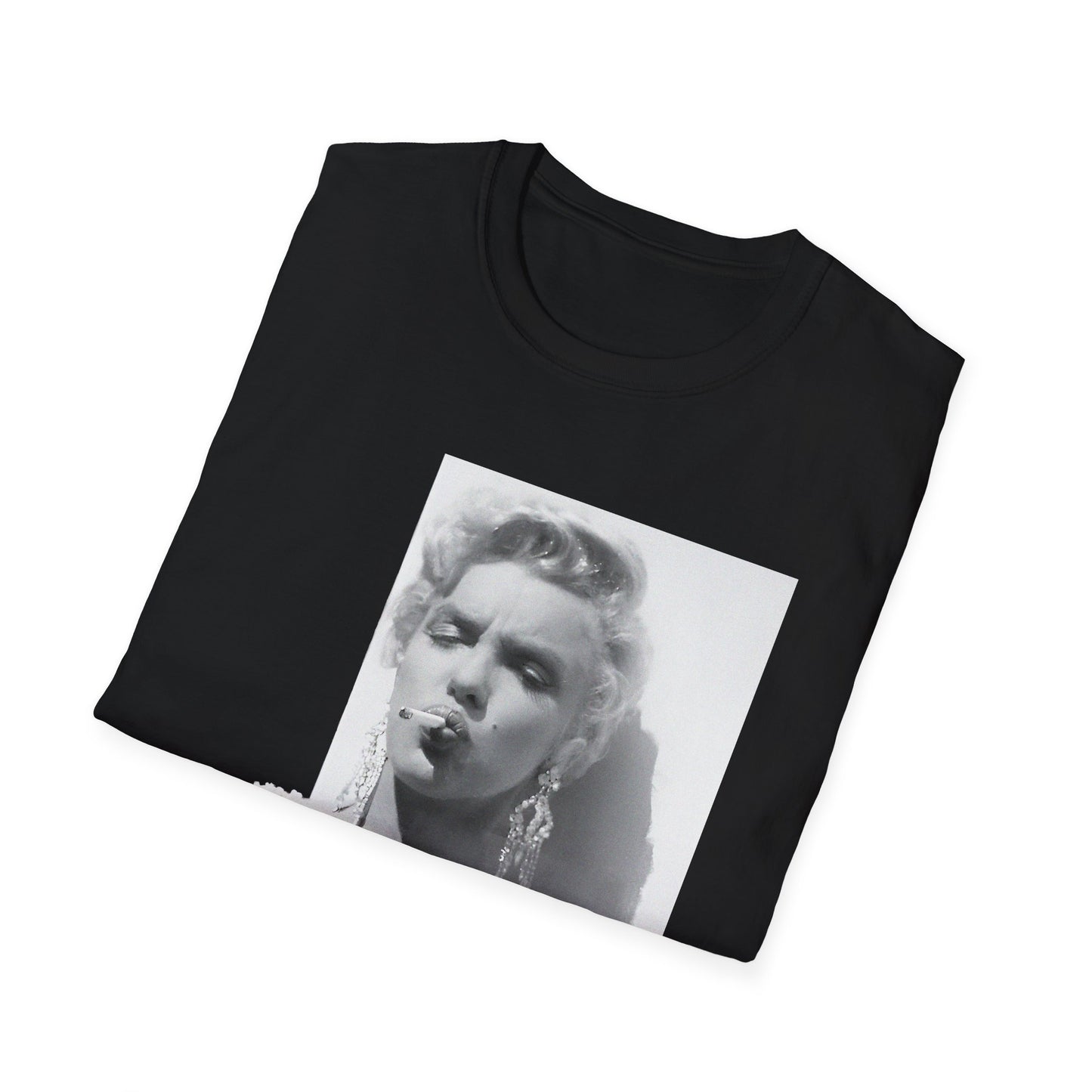marilyn monroe smoking a cigarette tshirt