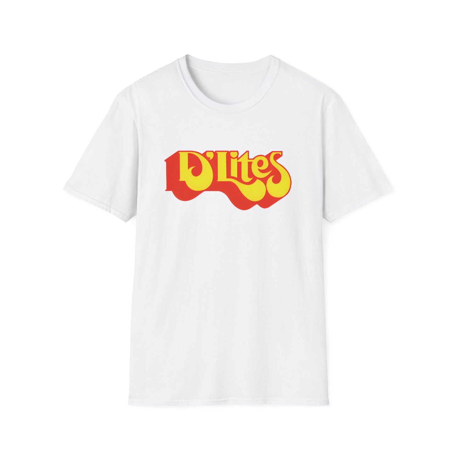 vintage defunct d lites healthy fast food logo tshirt