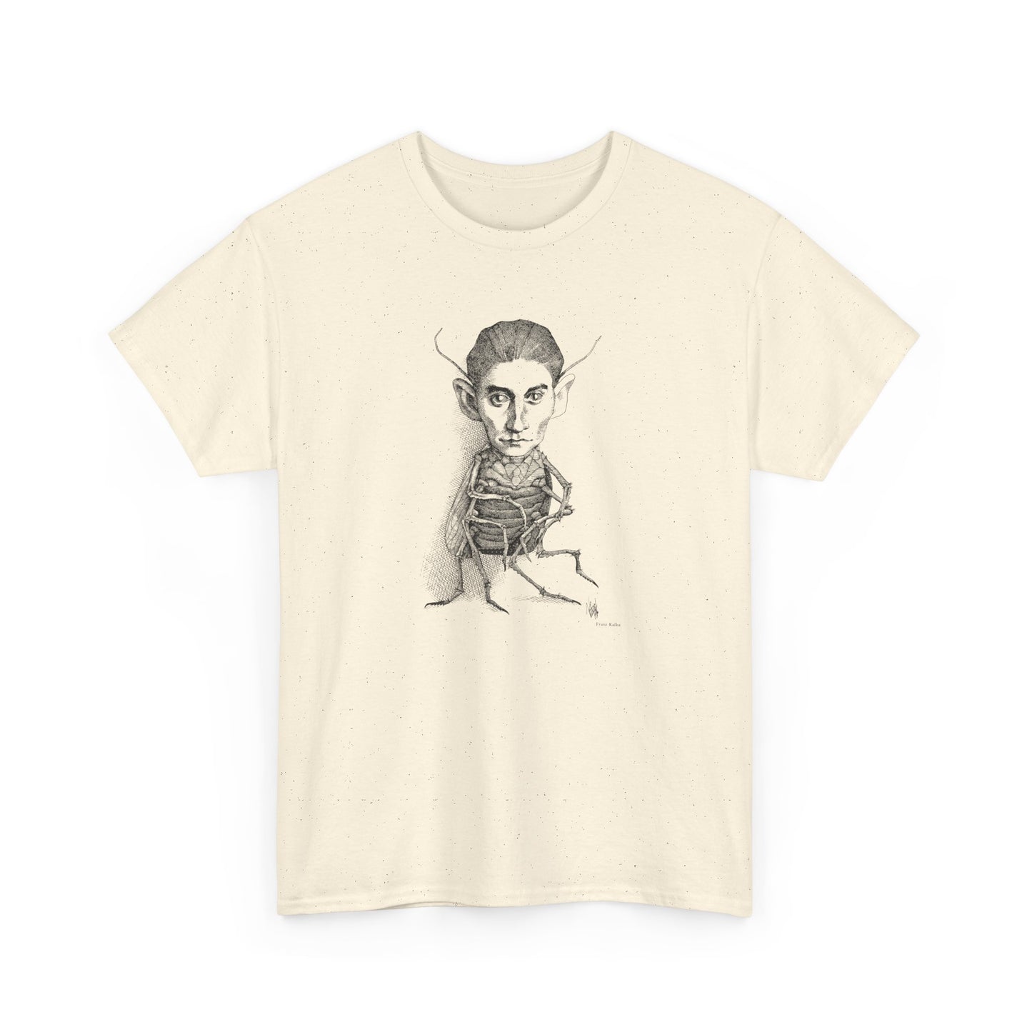 1970s drawing of franz kafka by rogelio naranjo tshirt