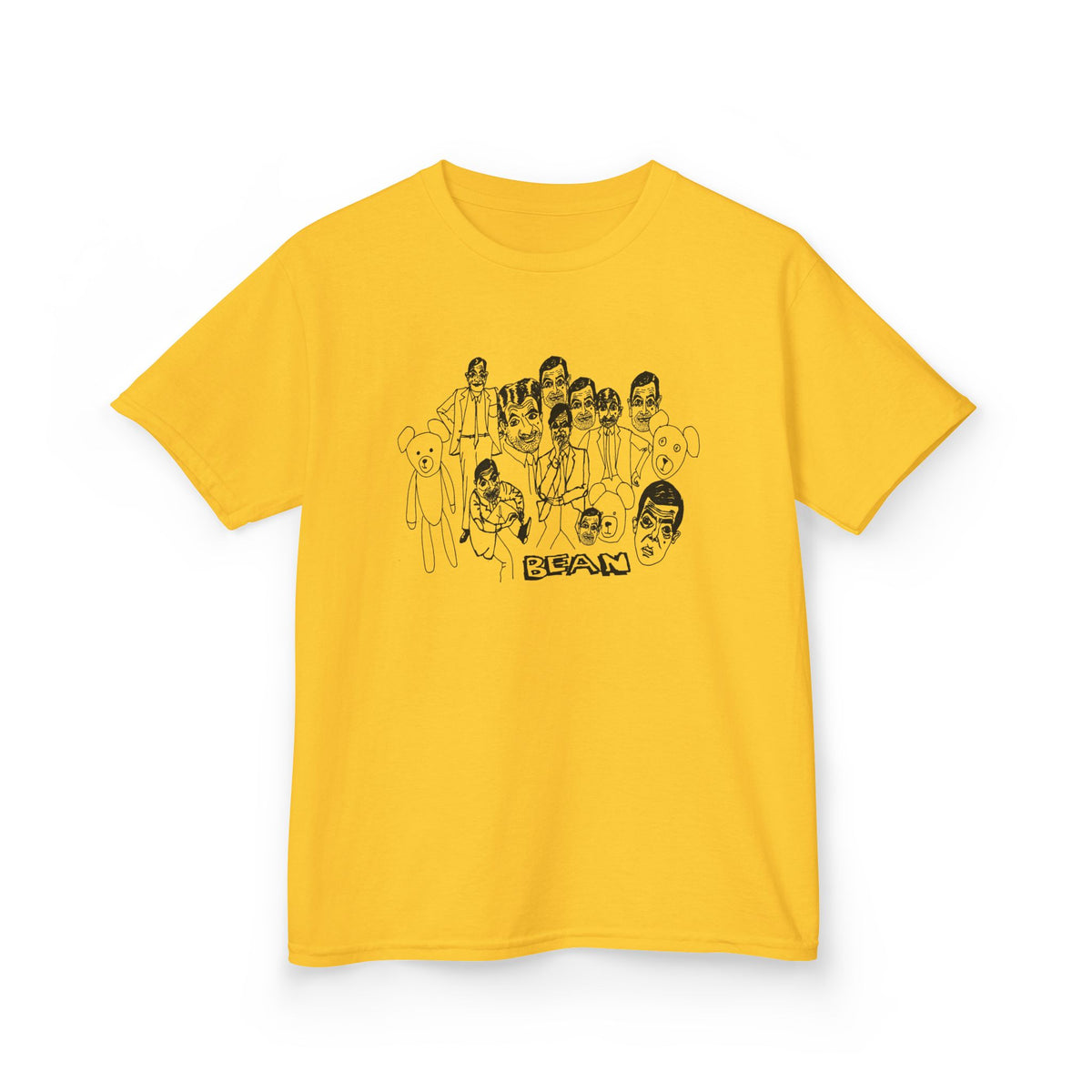 scary bean original drawing YOUTH SIZE short sleeve tee