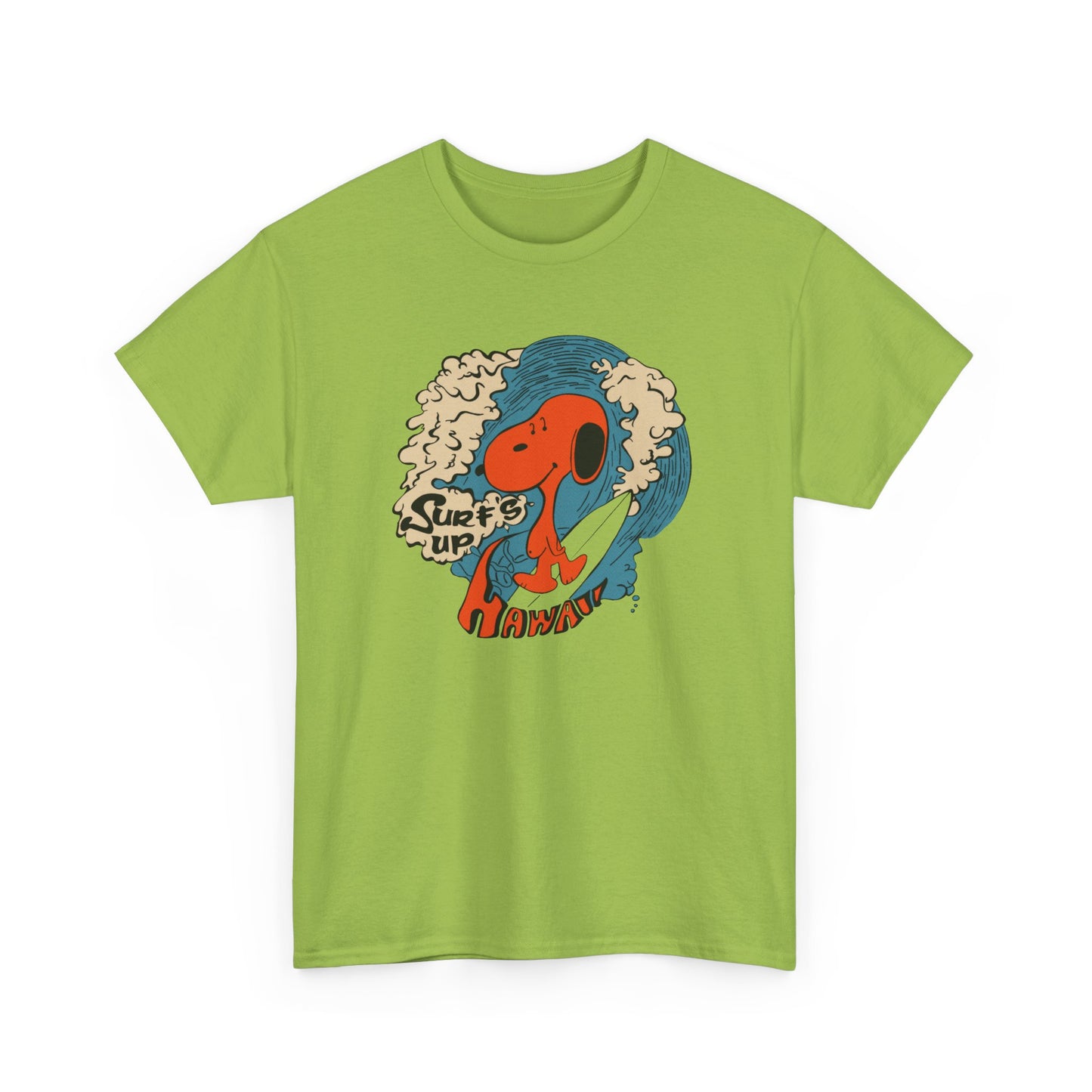 surf's up creep dog vintage graphic reproduction tshirt