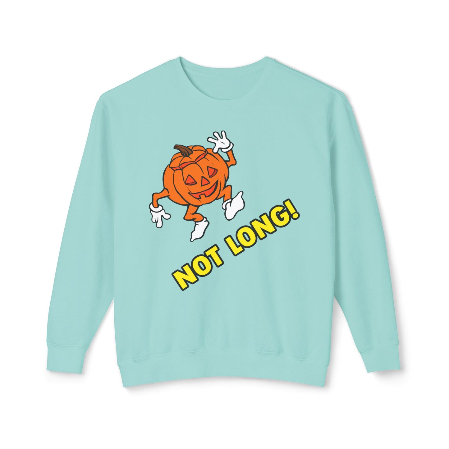 old tv commercial halloween pumpking guy not long custom reproduction 100% cotton sweatshirt