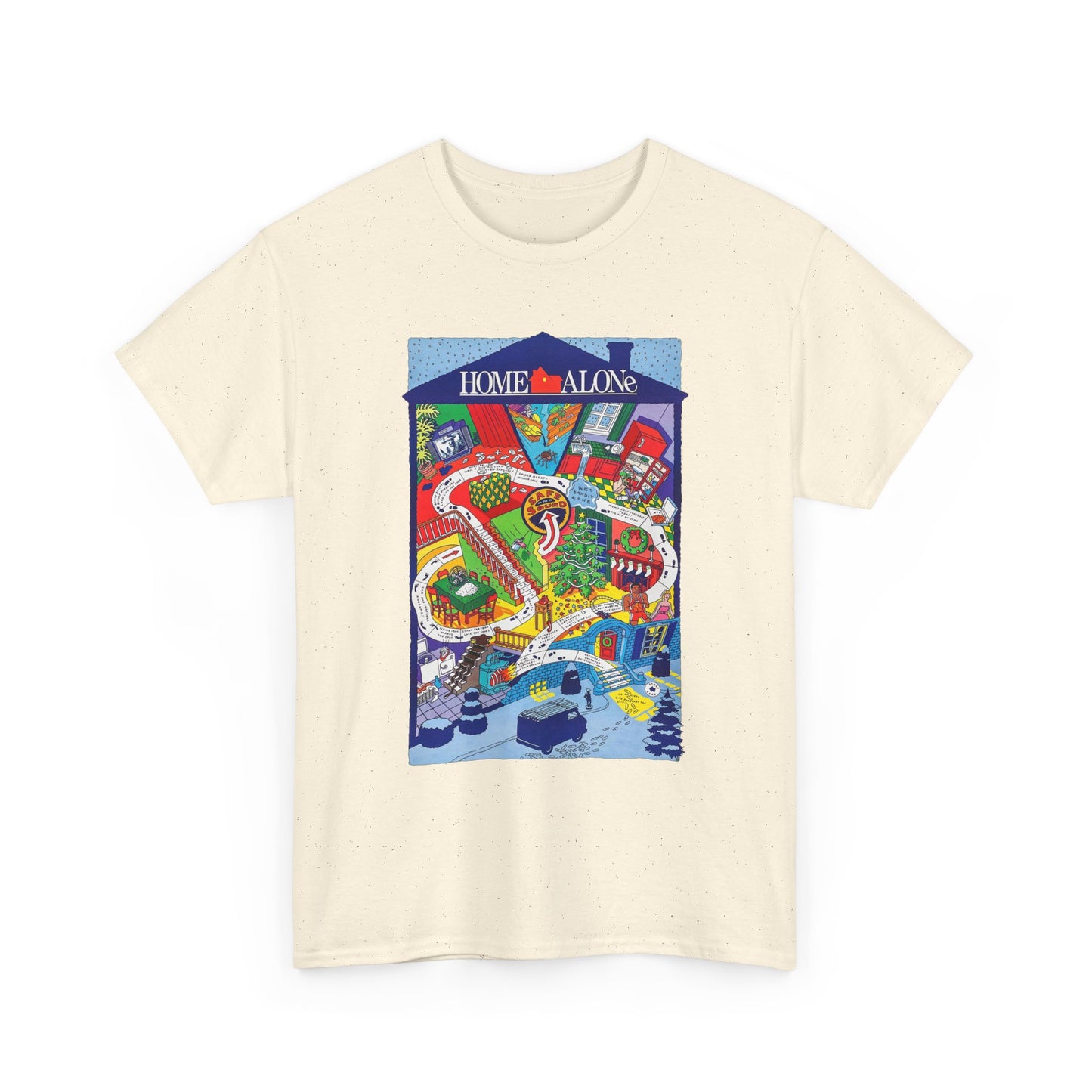 1990 home alone battle plan poster tshirt
