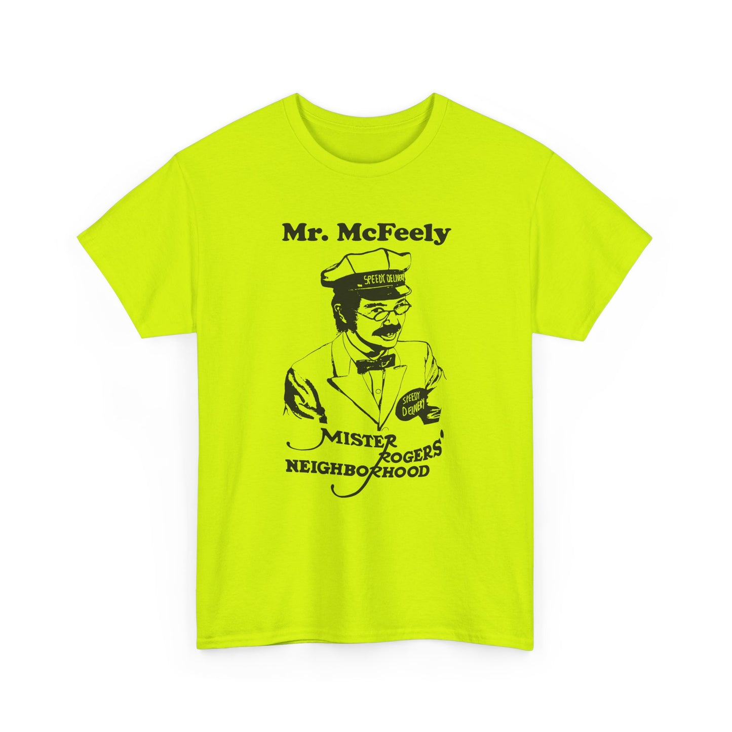 vintage mr mcfeely from mr rogers custom reproduction tshirt
