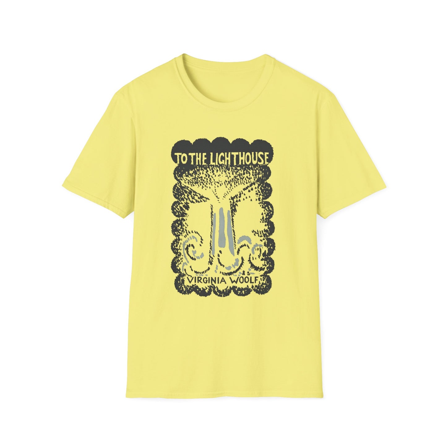 1927 book to the lighthouse by virginia woolf with book cover by vanessa bell tshirt