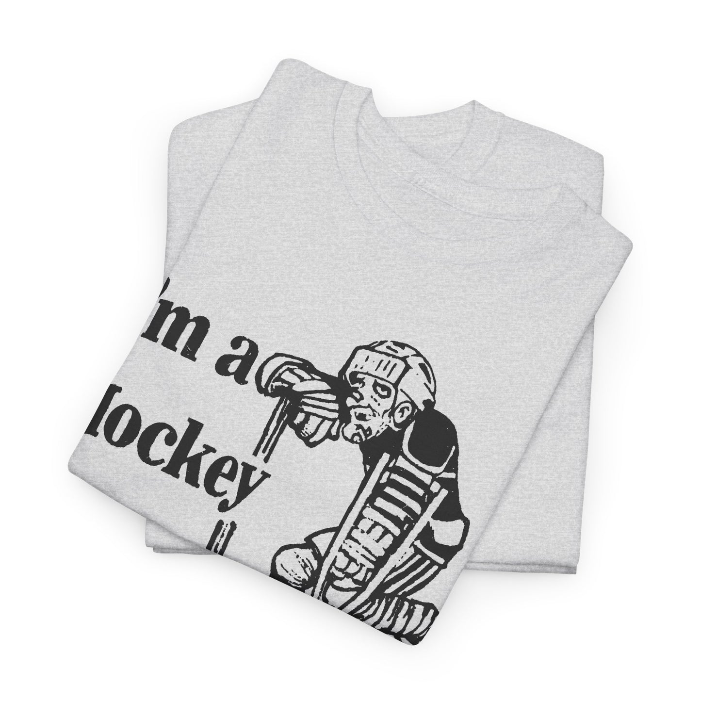 vintage canadian i'm a hockey nut graphic reproduction tshirt