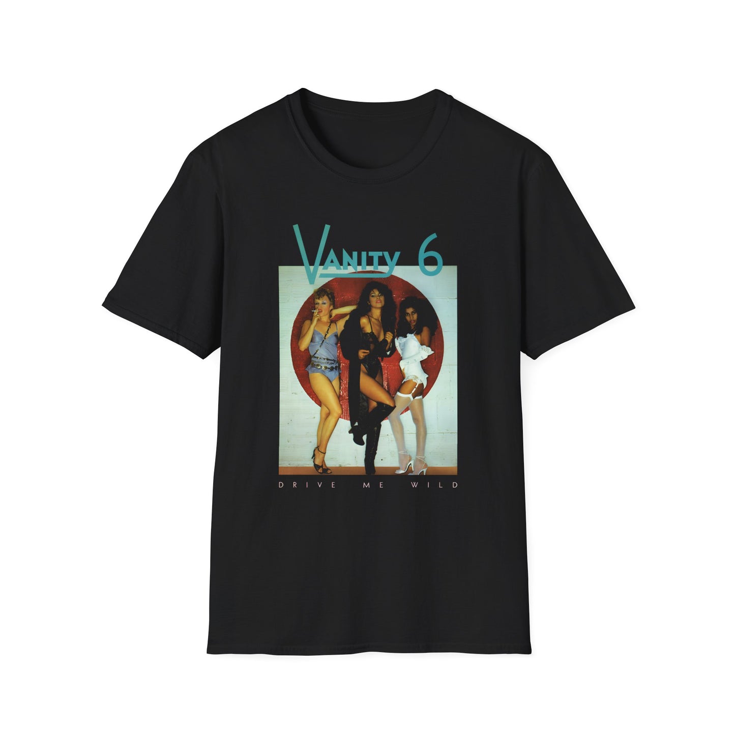 vanity 6 poster black tshirt
