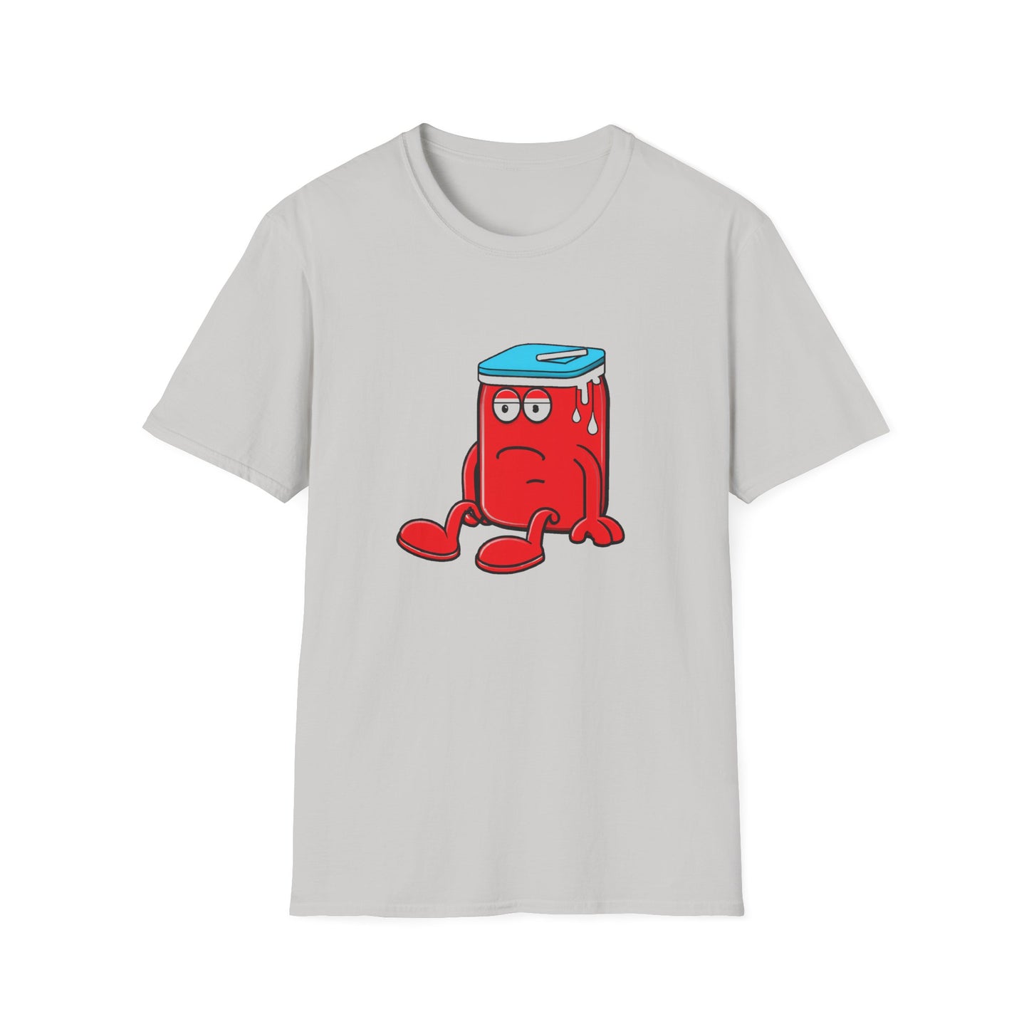 sad wanna be kool aid man juice guy tshirt