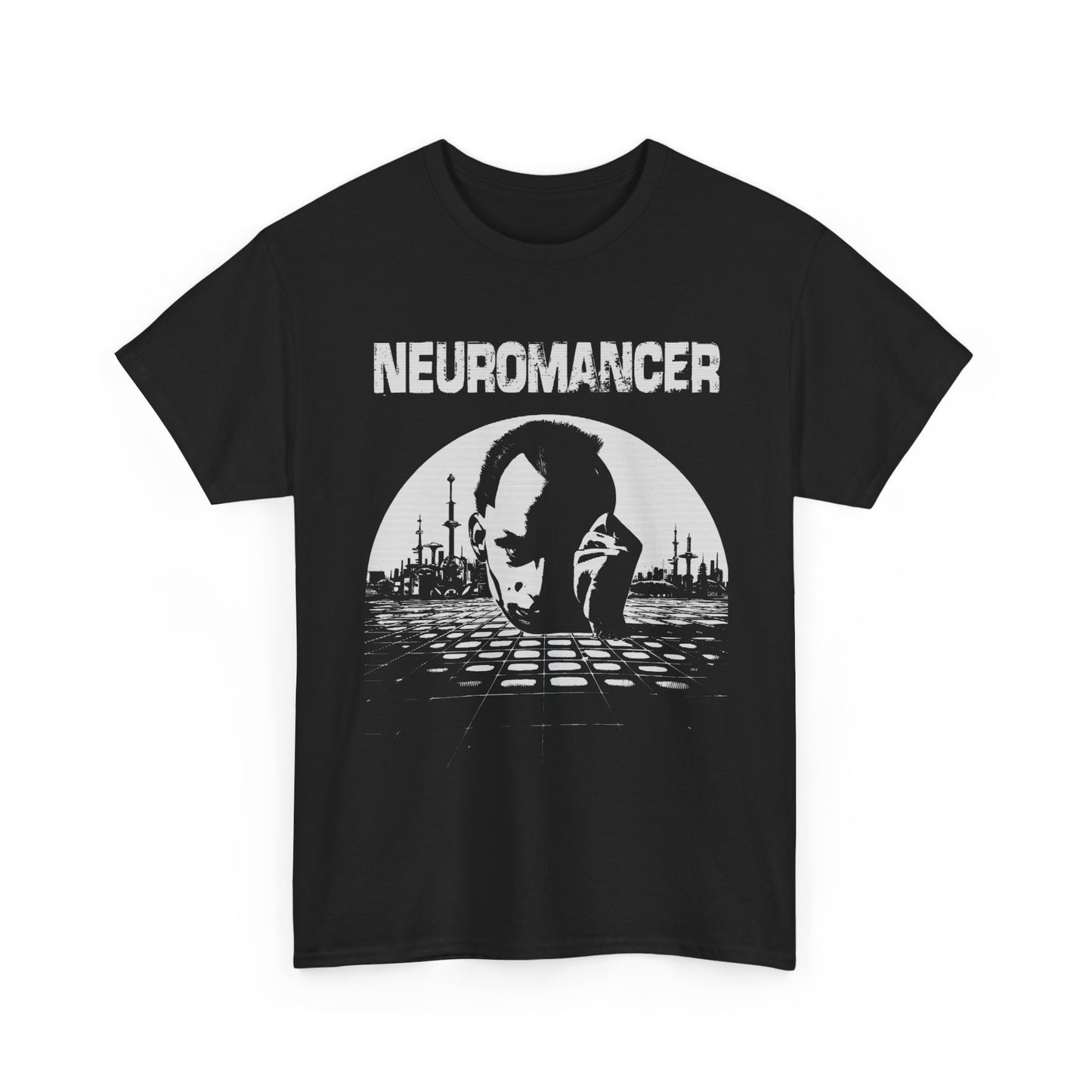 1984 neuromancer william gibson book cover update tshirt