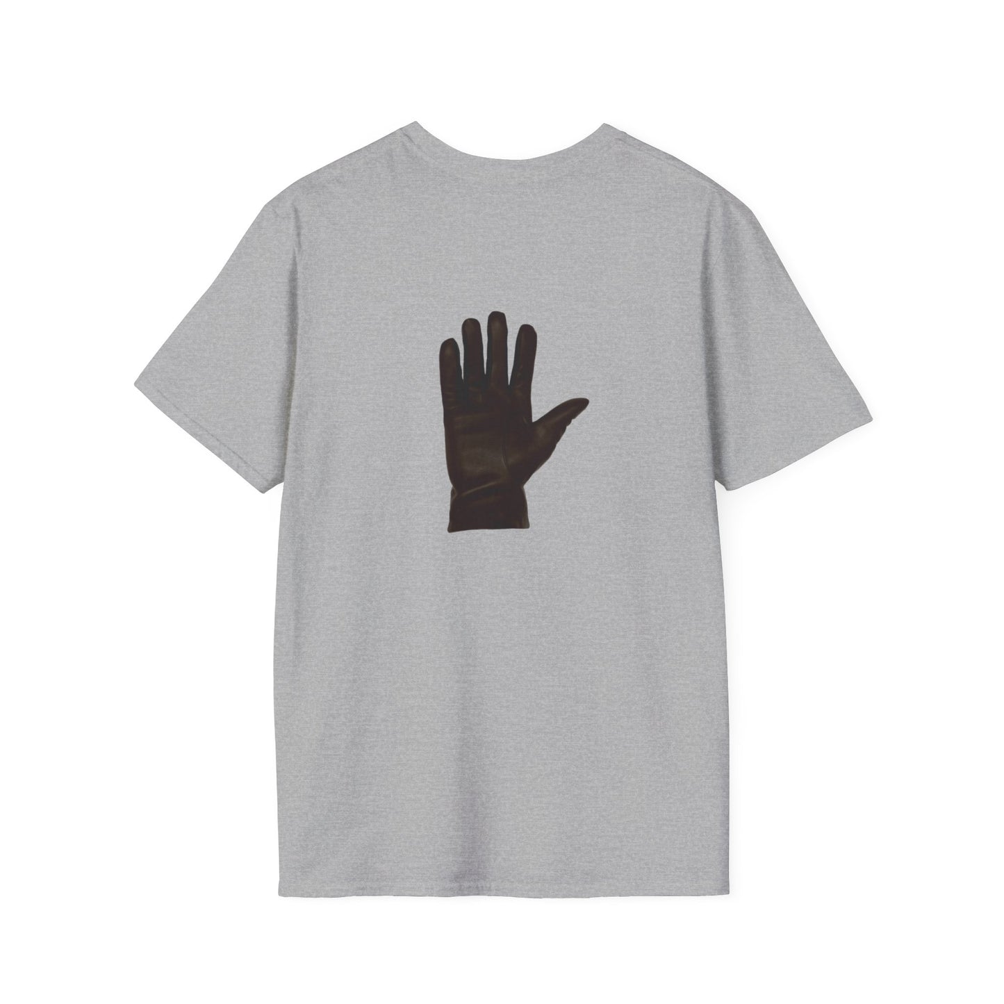 oj died with oj's glove on the back oj simpson tshirt