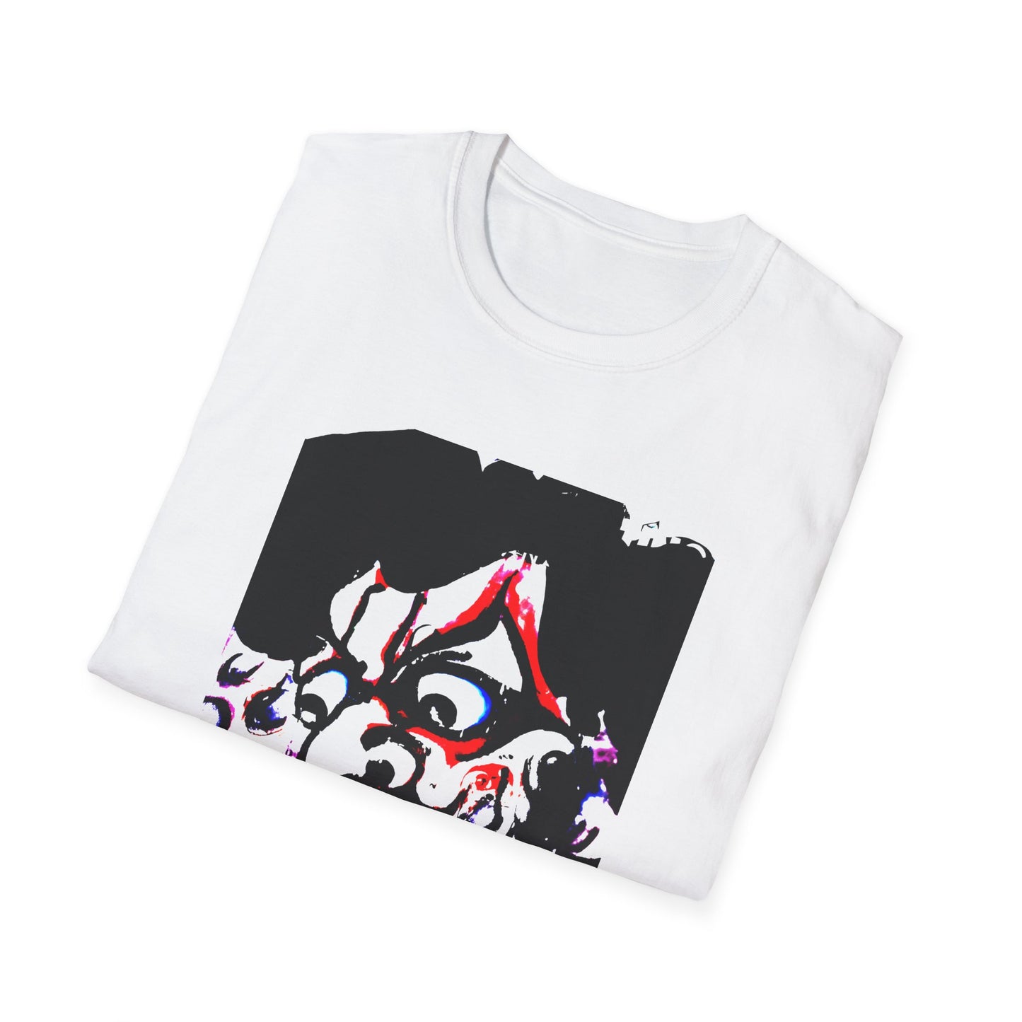 kawanabe kyosai 1831 to 1889 demon face modern edit reproduction tshirt