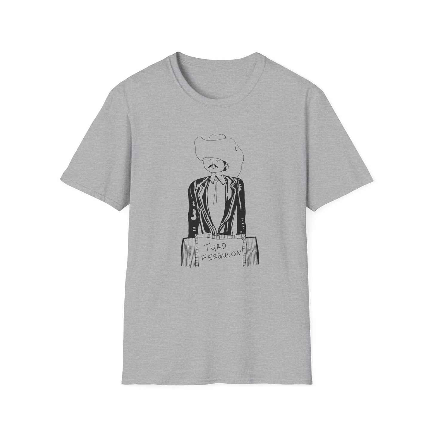 original drawing norm macdonald as turd ferguson on snl fan art tshirt