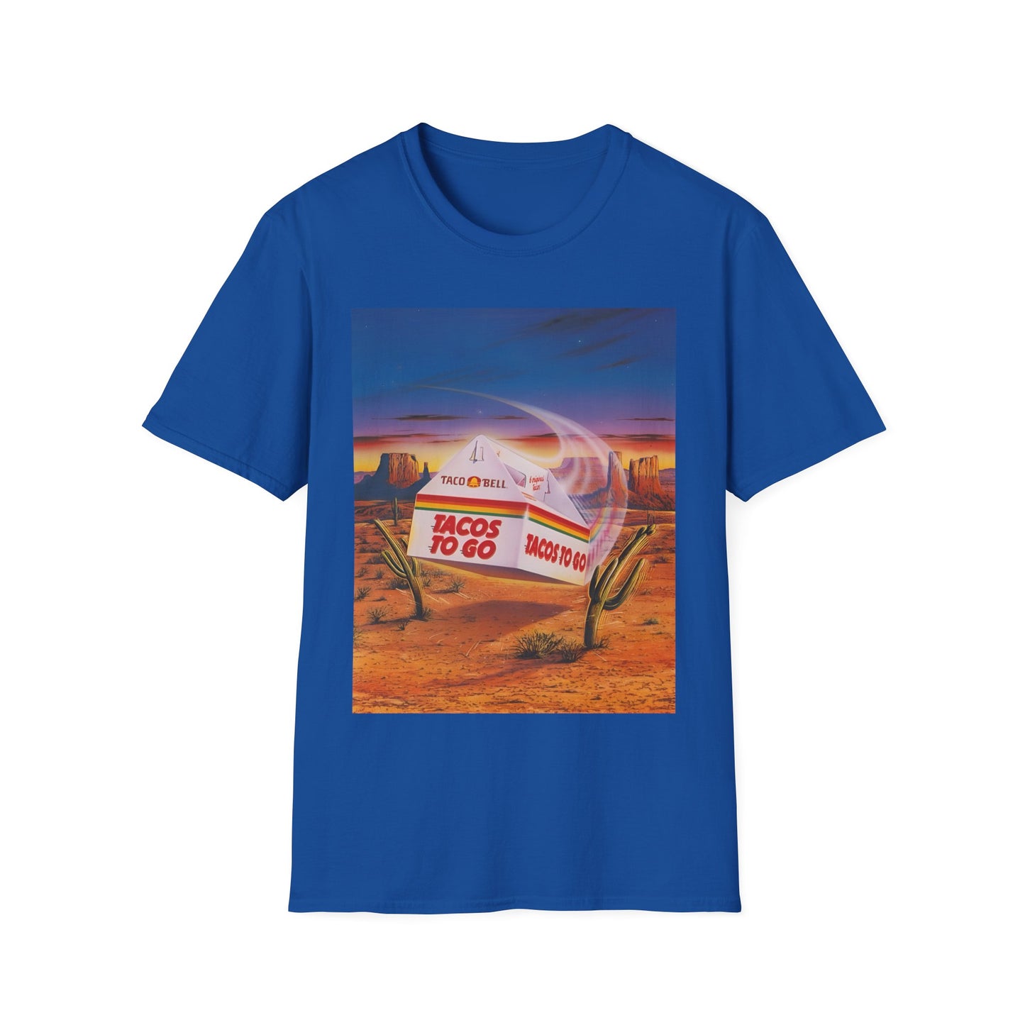 1980s retro taco bell advertisement tshirt