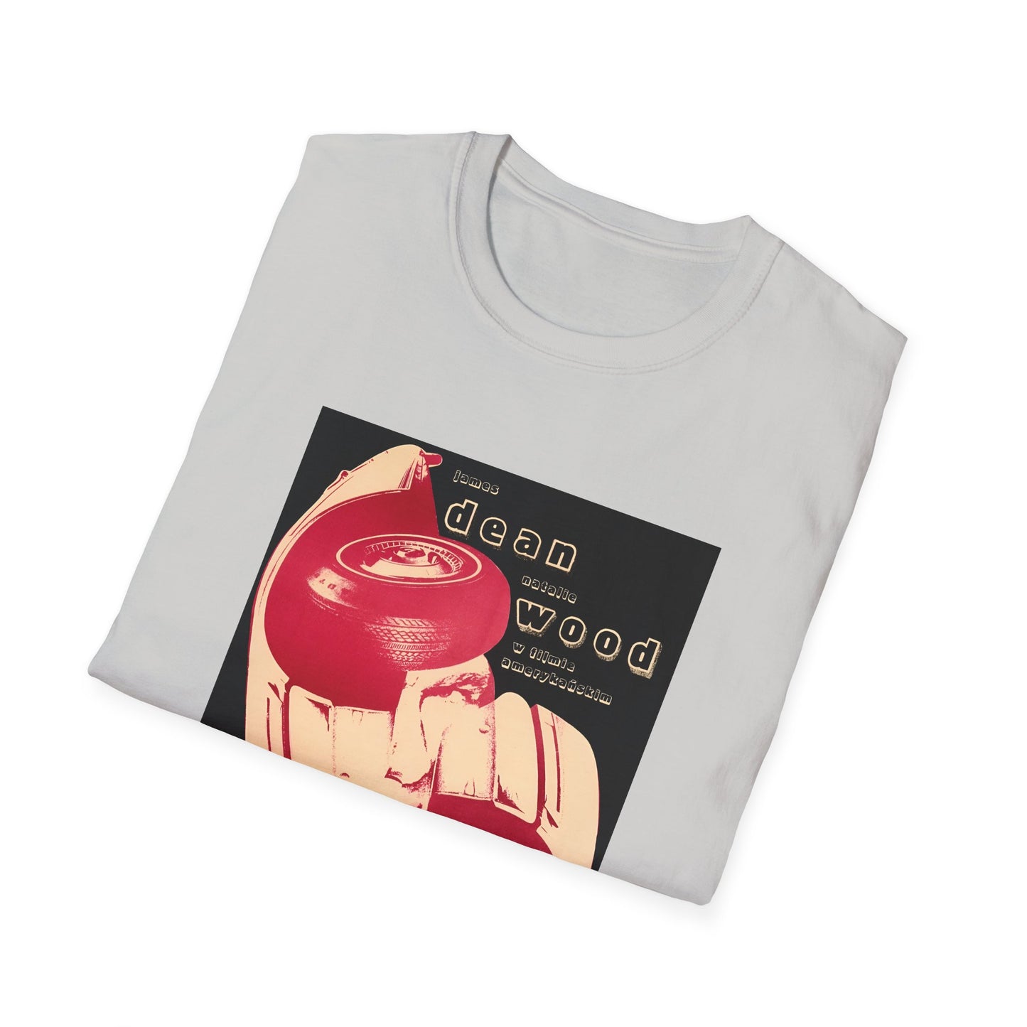 1970 polish movie poster for rebel without a cause 1955 with james dean tshirt