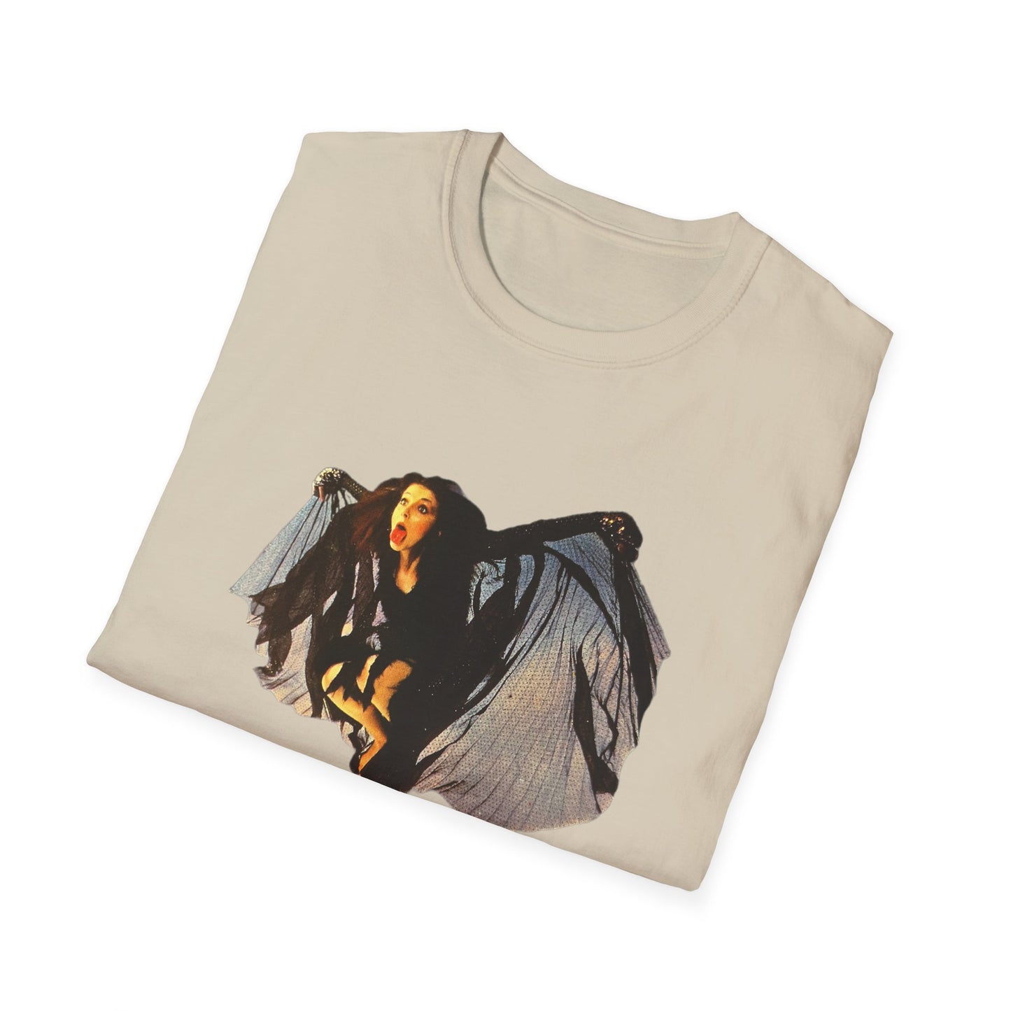 kate bush as a bat on never for ever tshirt