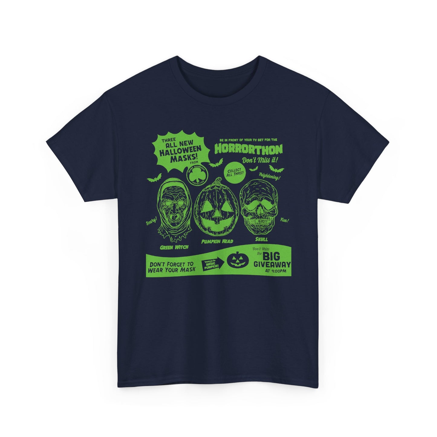 halloween 3 tv guide ad graphic 2 in green tshirt