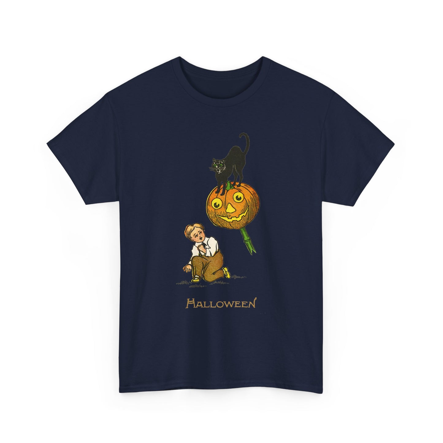 vintage halloween postcard reproduction tshirt