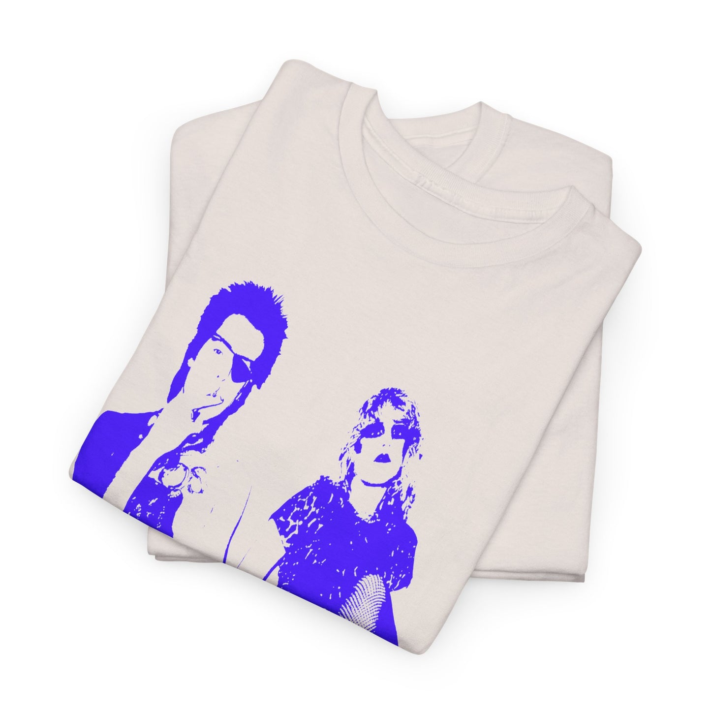 the real sid and nancy purple/blue stencil fan art tshirt