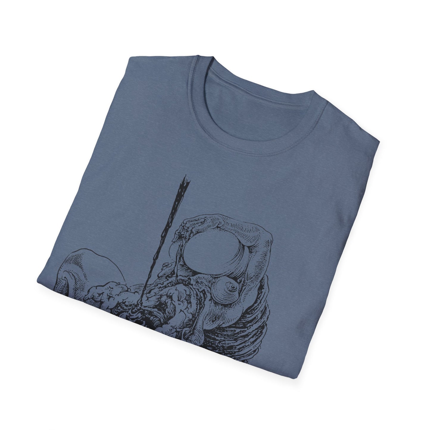 sibylle ruppert drawing from 1975 german avant garde journal tshirt