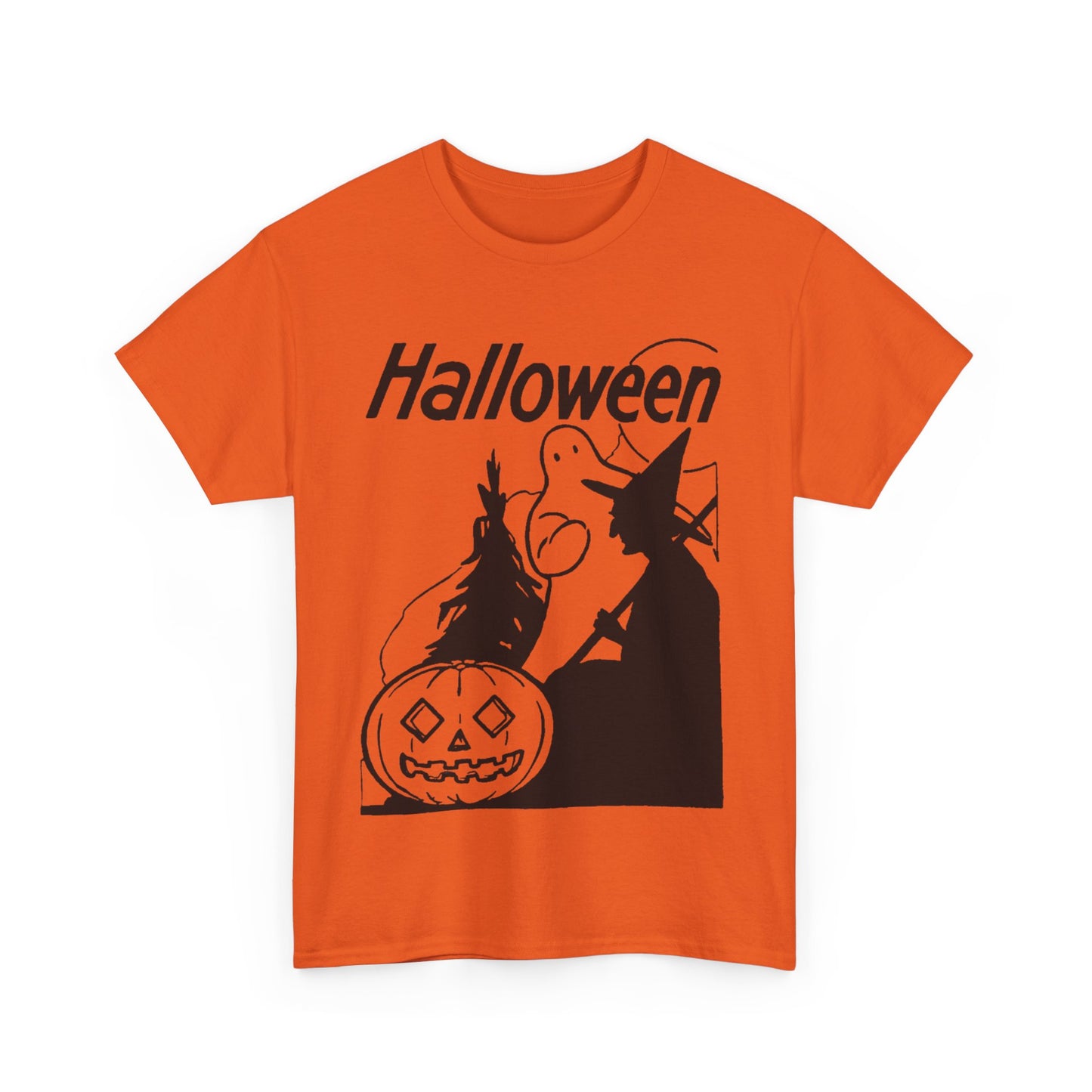 antique halloween graphic reproduction tshirt