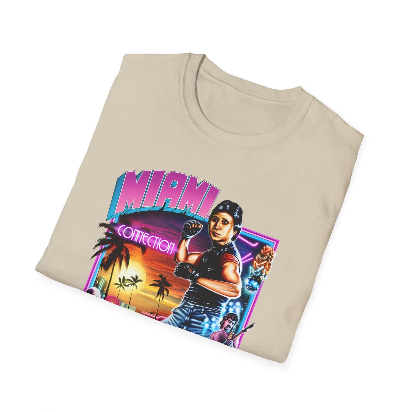 1987 movie miami connection movie poster tshirt