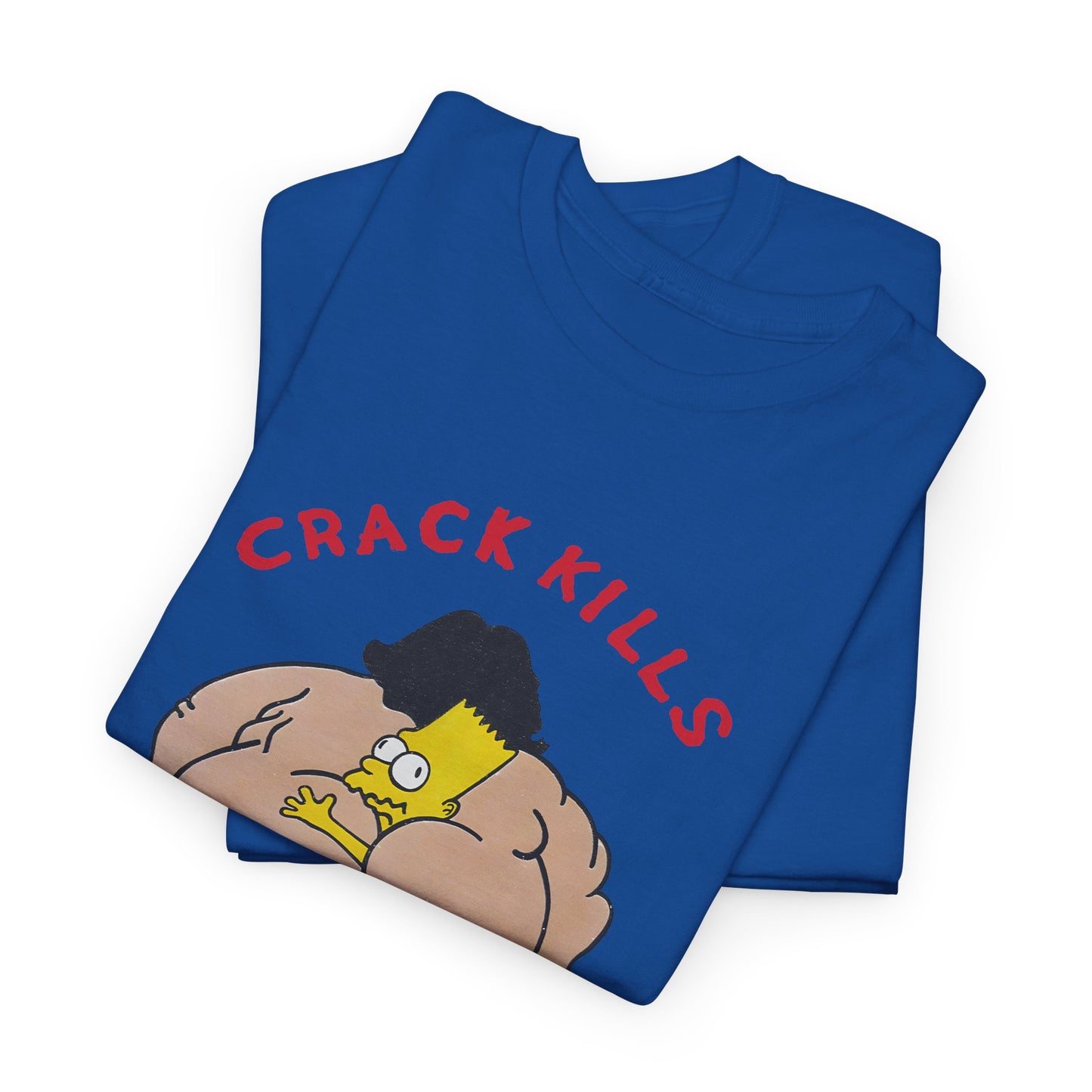 bart simpson crack kills parody vintage reproduction tshirt