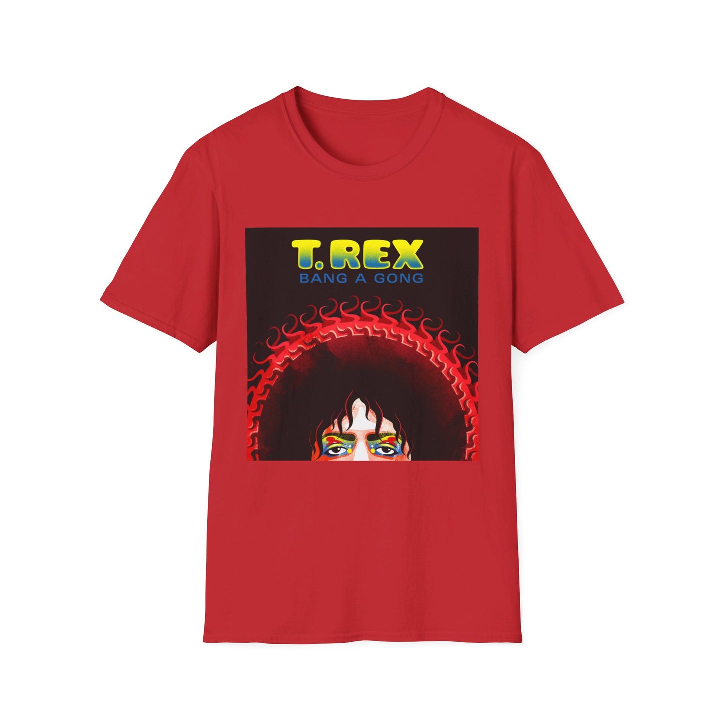 t. rex bang a gong single tshirt