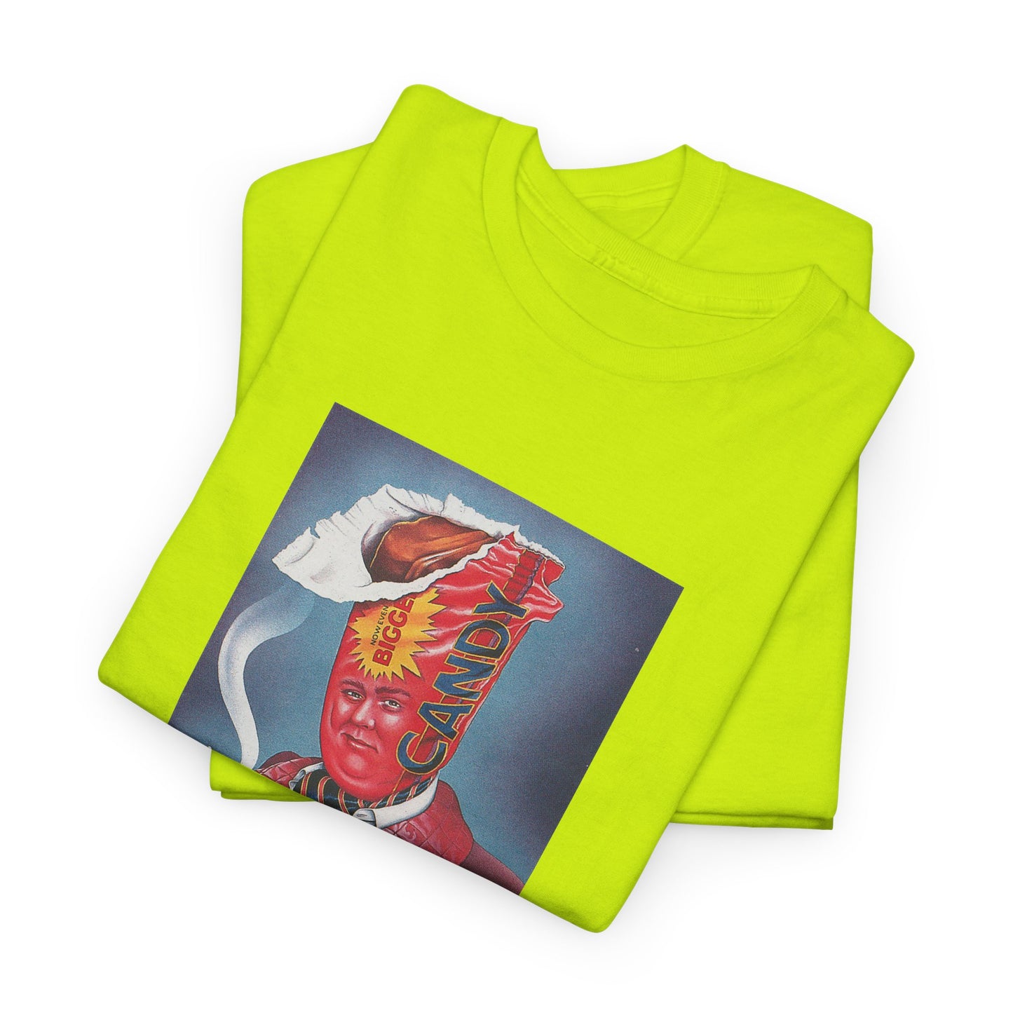 john candy chocolate bar head illustration tshirt