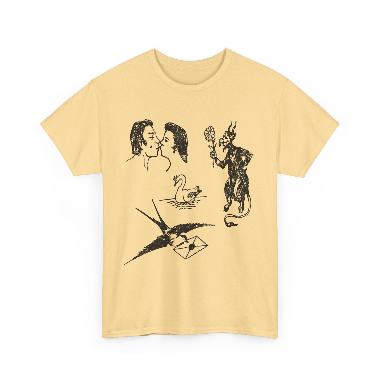 russian tattoo flash art tshirt