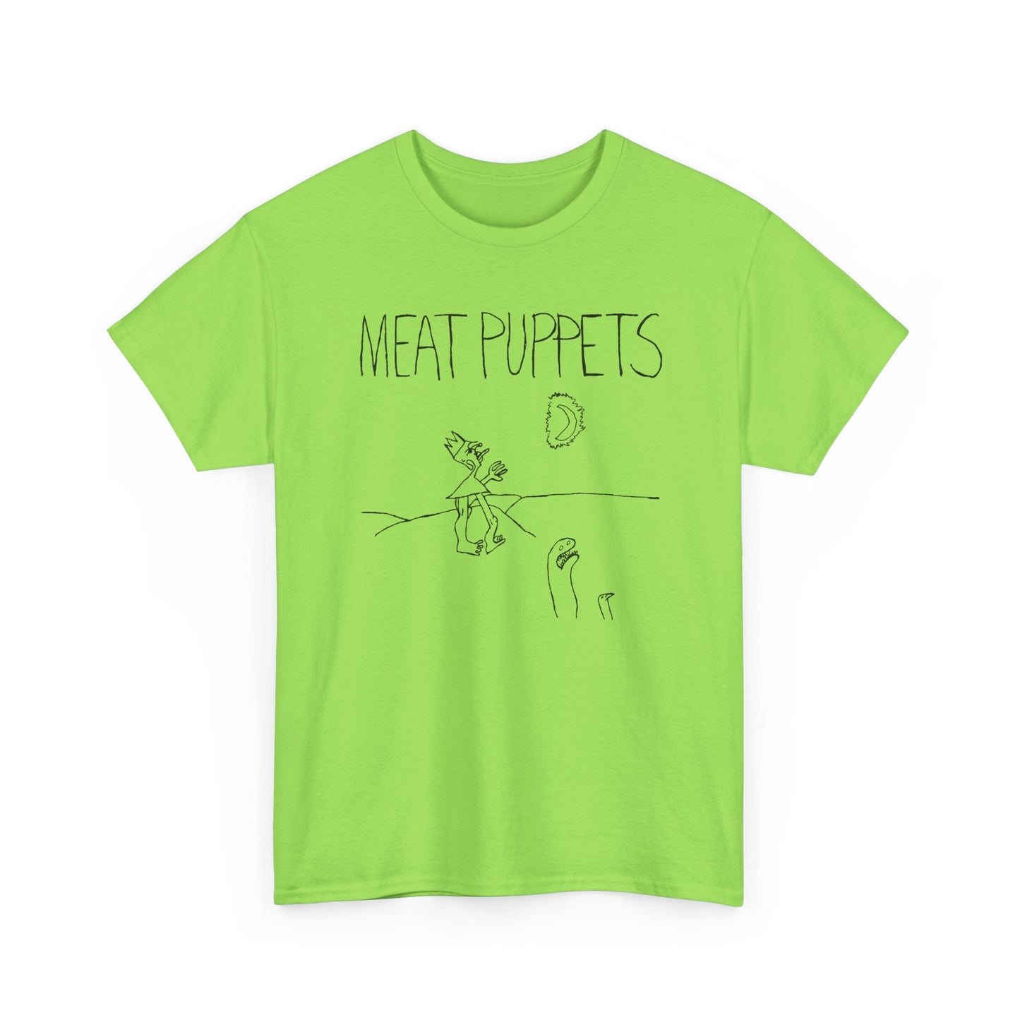 1985 meat puppets album in a car album cover tshirt