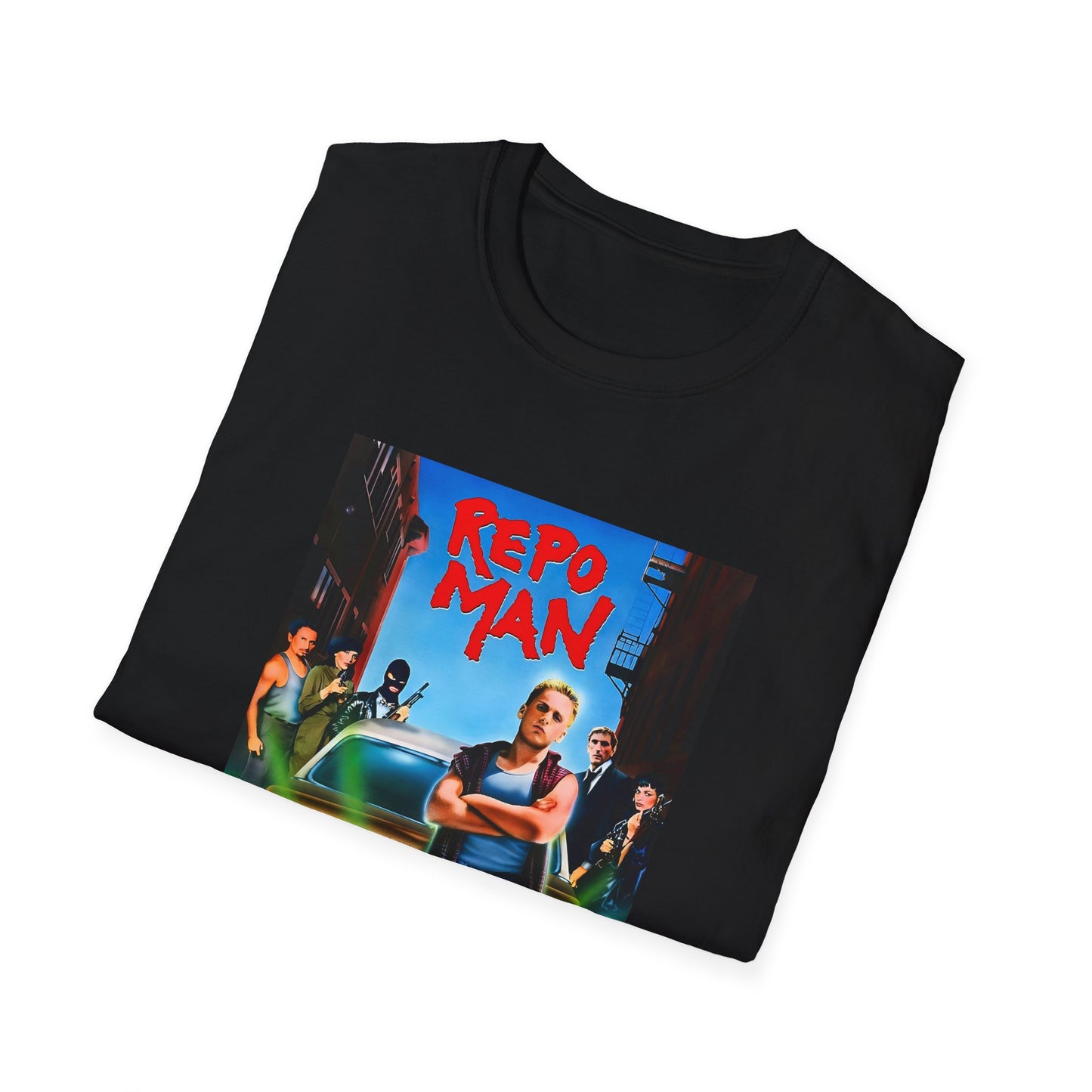 1984 repo man movie poster tshirt
