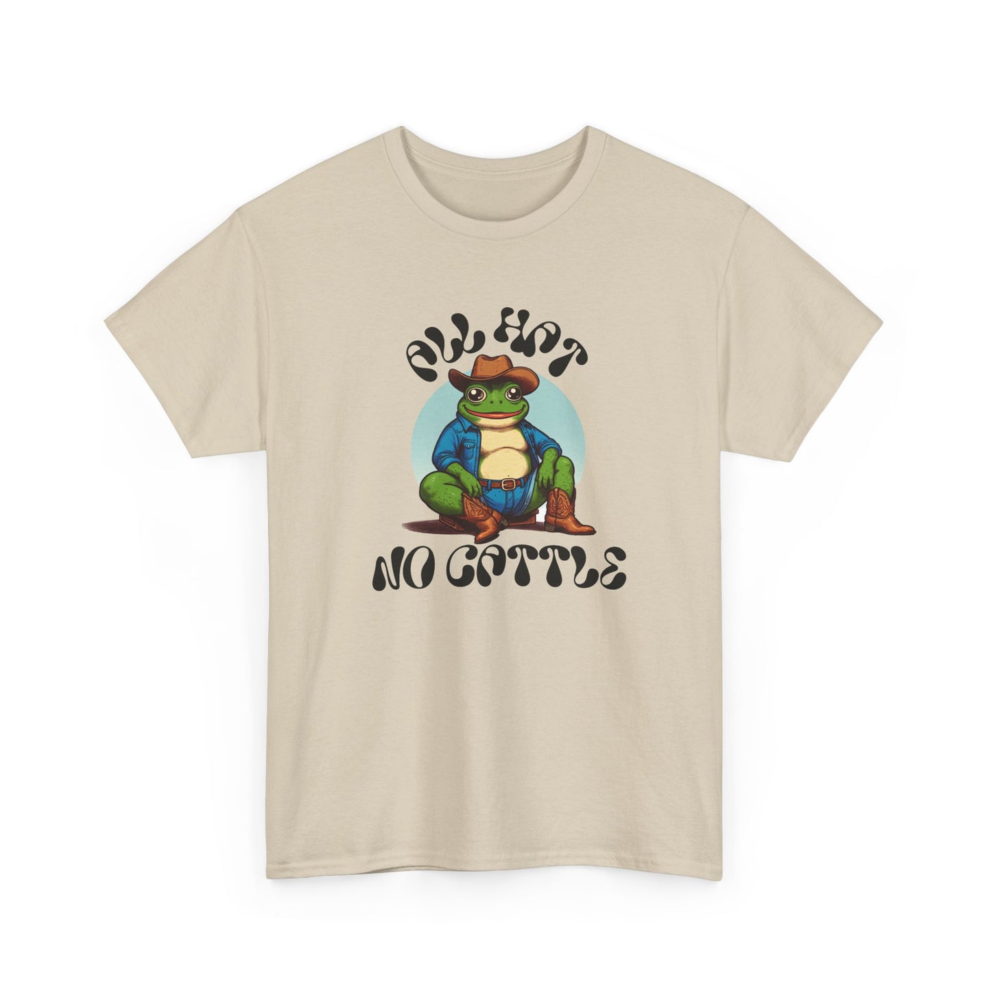 tubby frog all hat no cattle tshirt