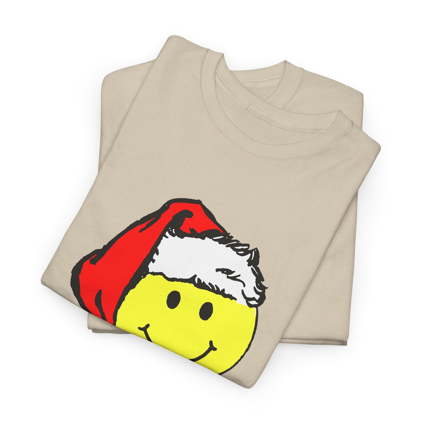 happy face santa 1980s reproduction tshirt
