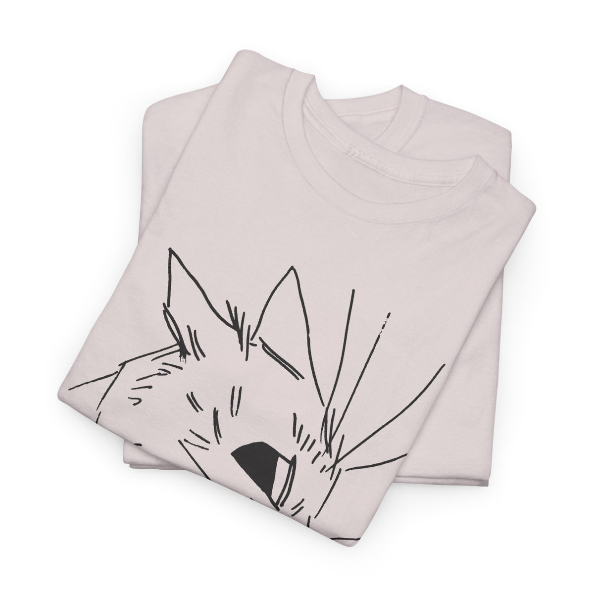 louis wain cubist style cat sketch tshirt
