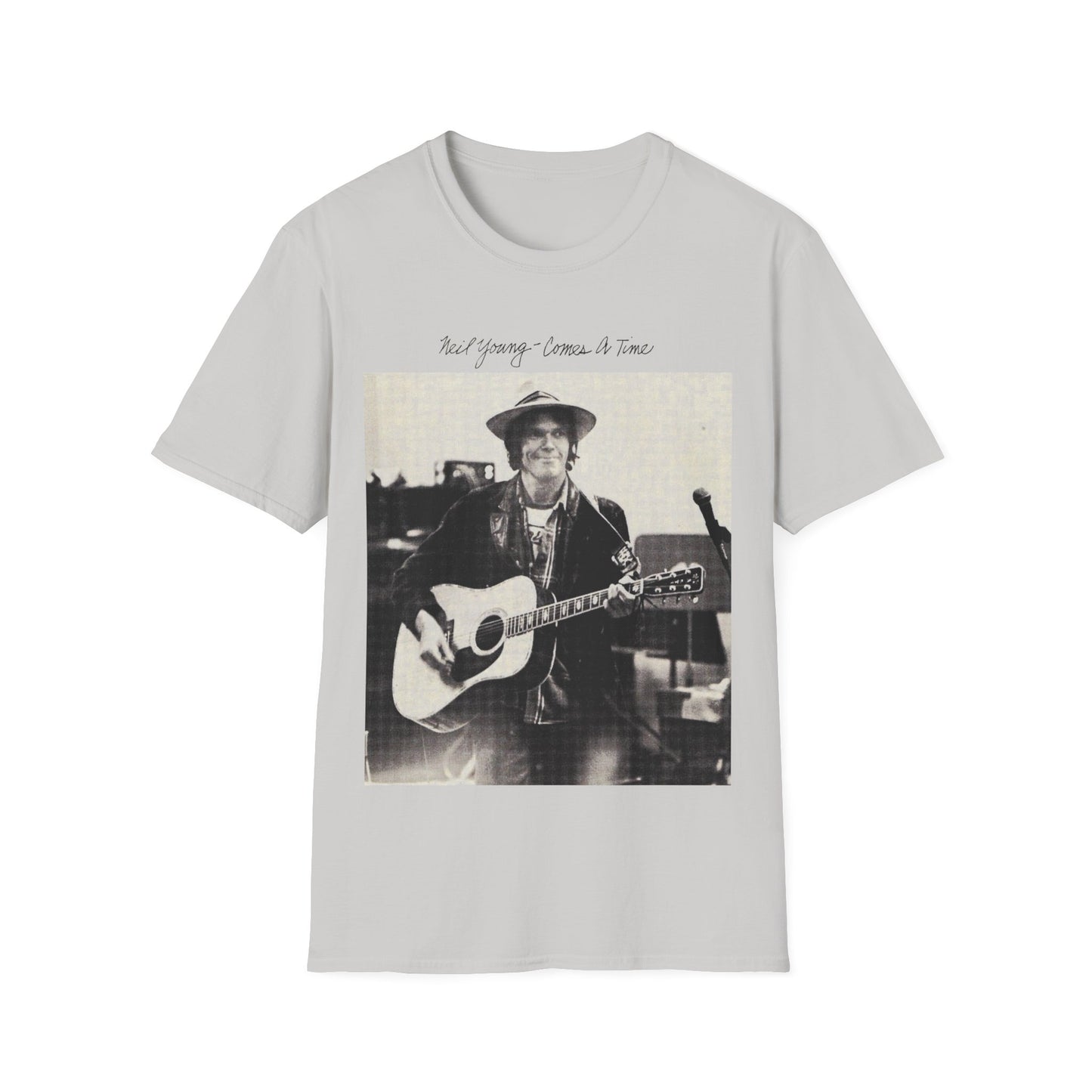 neil young 1978 comes a time album custom tshirt