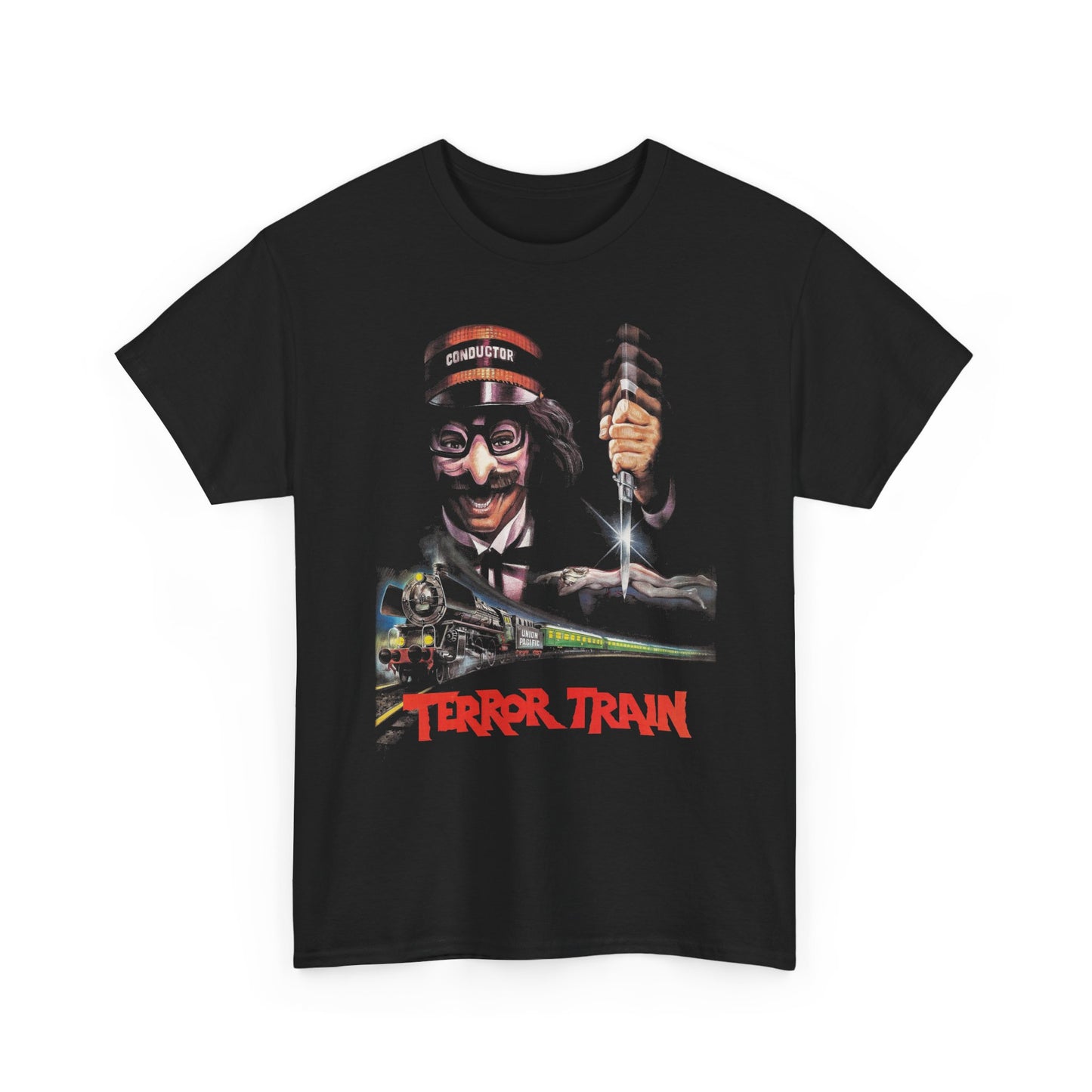 1980 terror train movie poster custom edit tshirt