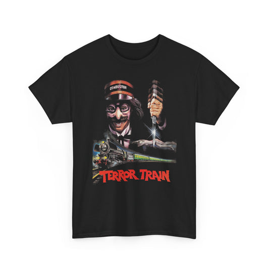 1980 terror train movie poster custom edit tshirt