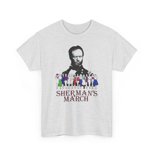 1986 sherman's march movie poster reproduction tshirt