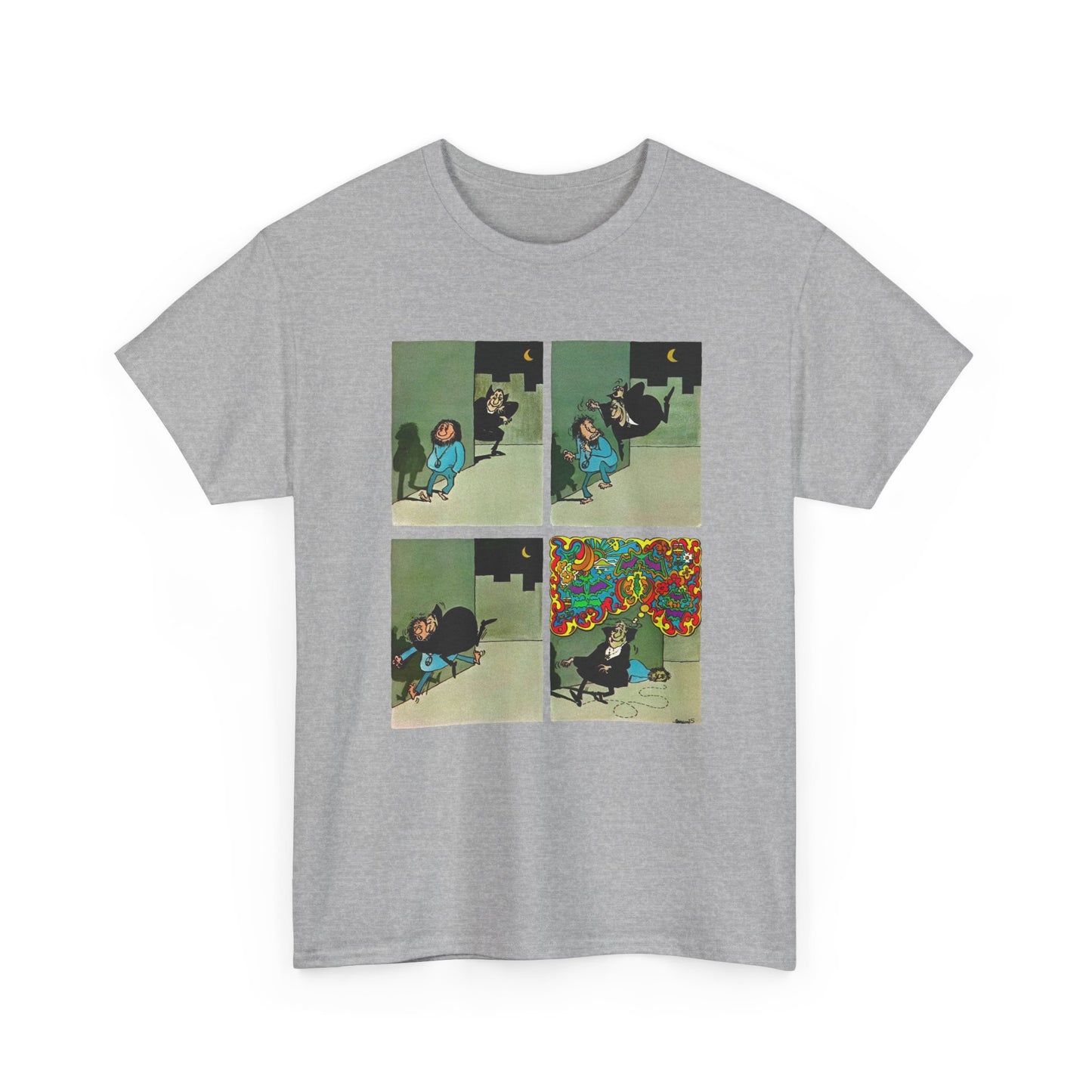 1970 comic the vampire by sergio aragones reproduction tshirt