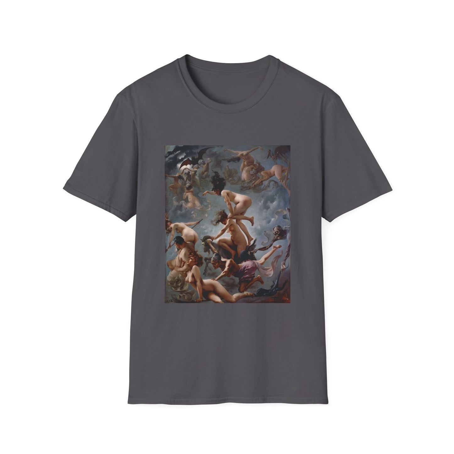 1878 painting witches going to their sabbath by luis ricardo falero tshirt