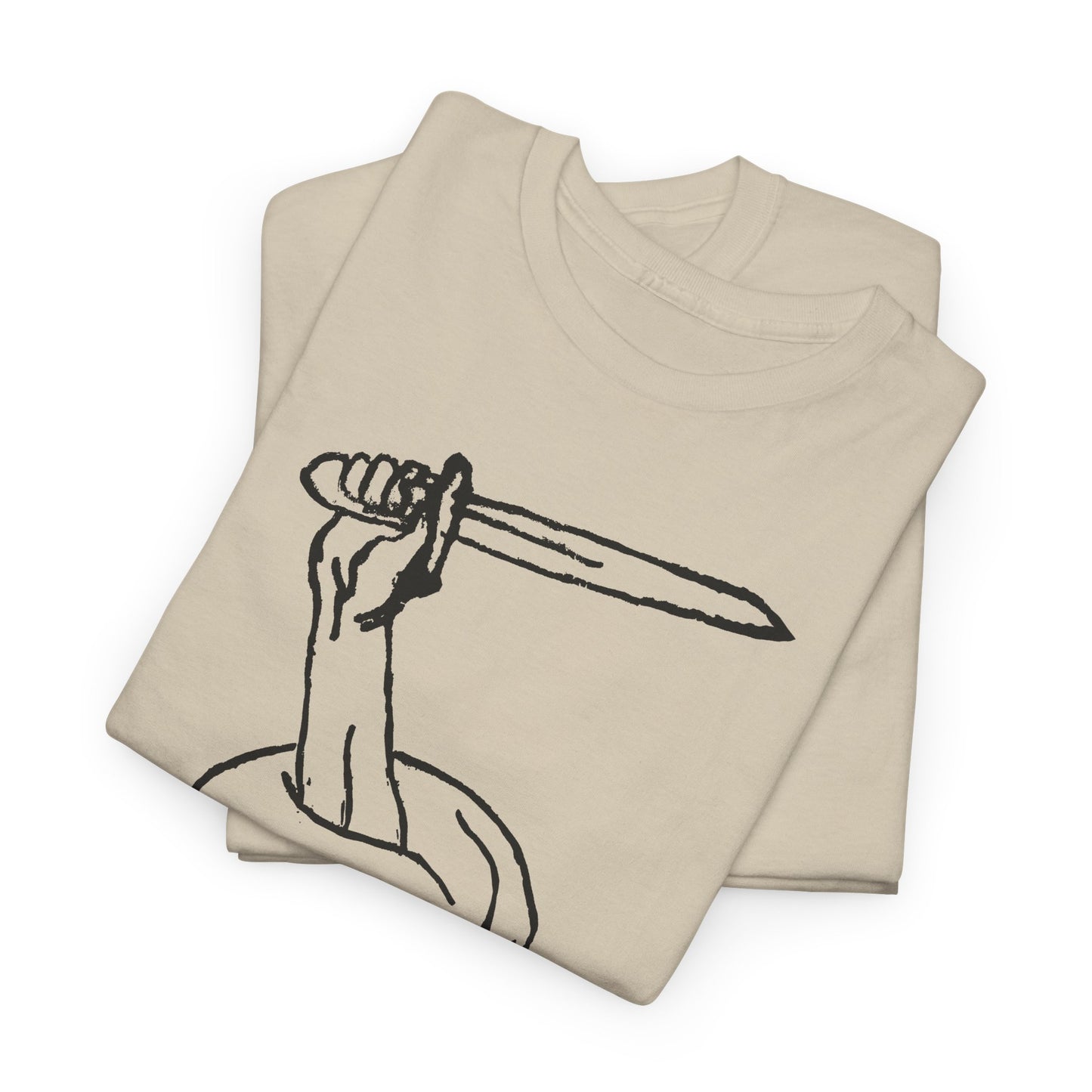 vintage tattoo art arm coming out of skull with sword tshirt