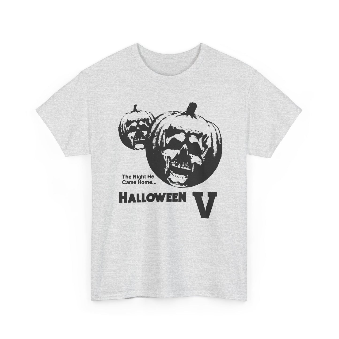 1989 newspaper advertisement for halloween v reproduction tshirt