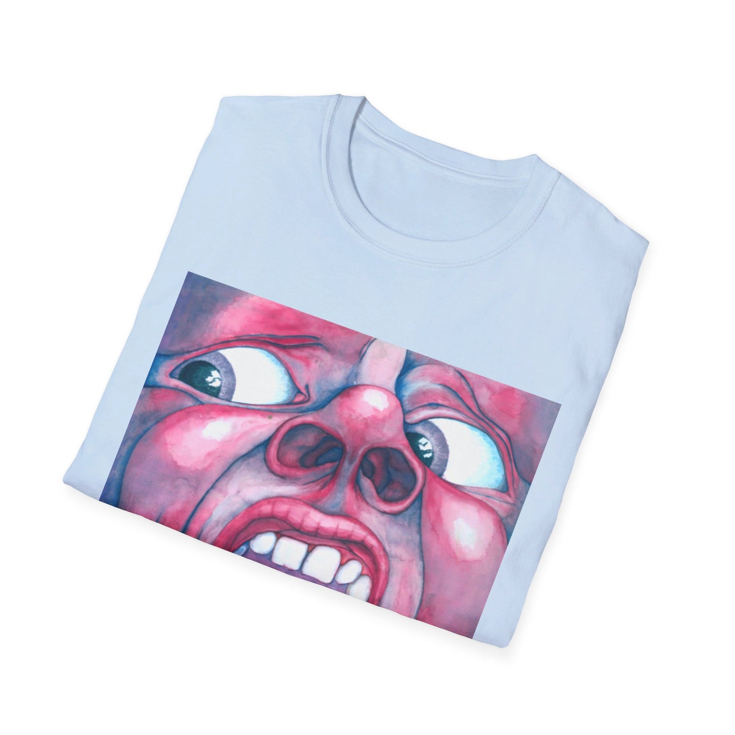 king crimson in the court of the crimson king 1969 album cover tshirt