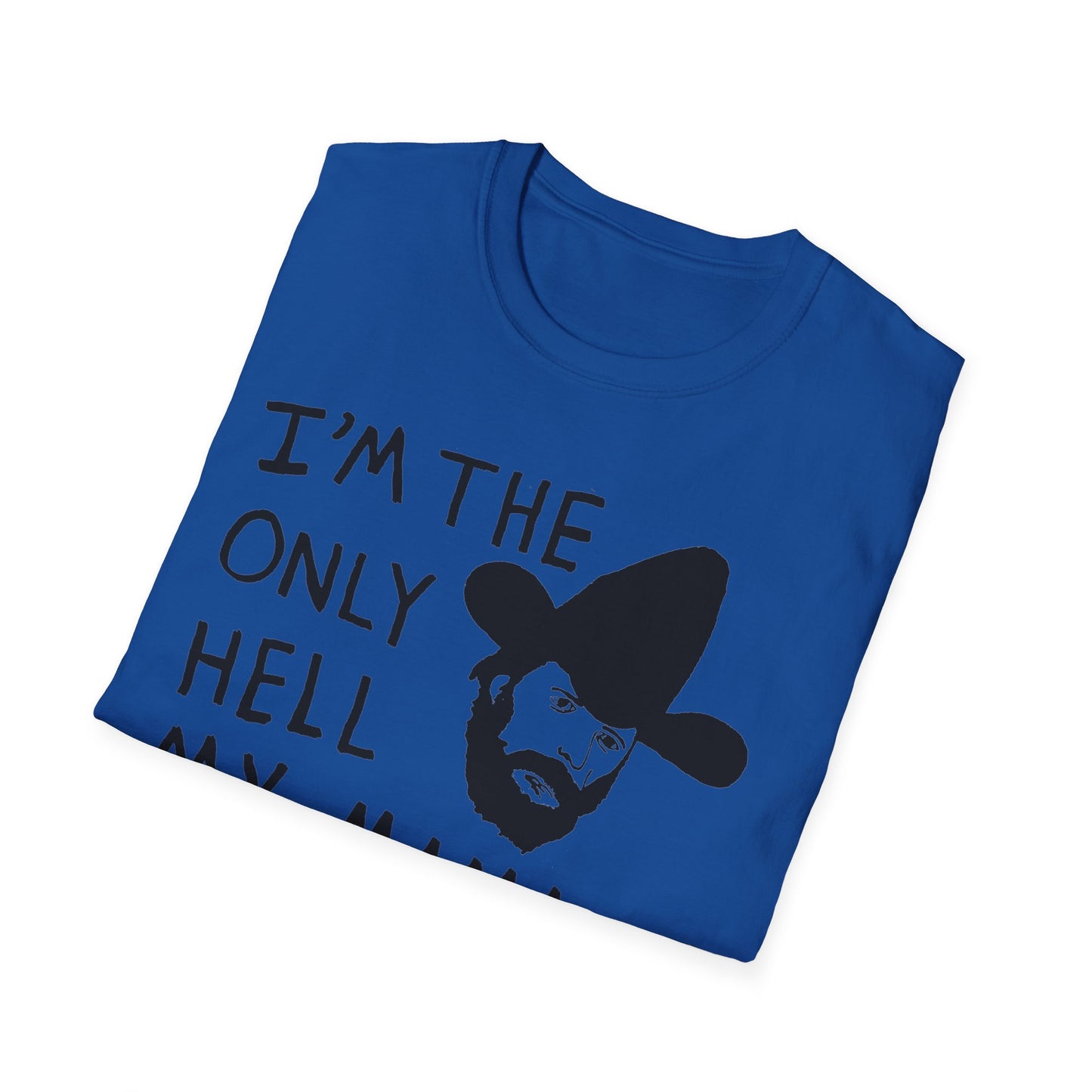 johnny paycheck 1970's country outlaw legend i'm the only hell my mama ever raised original drawing tshirt