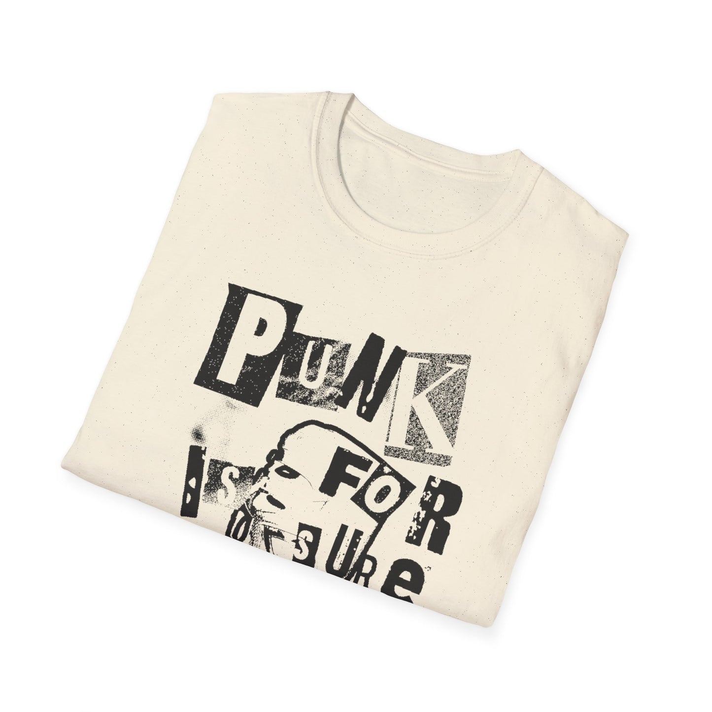 punk is for sure dead spray spaint style tshirt