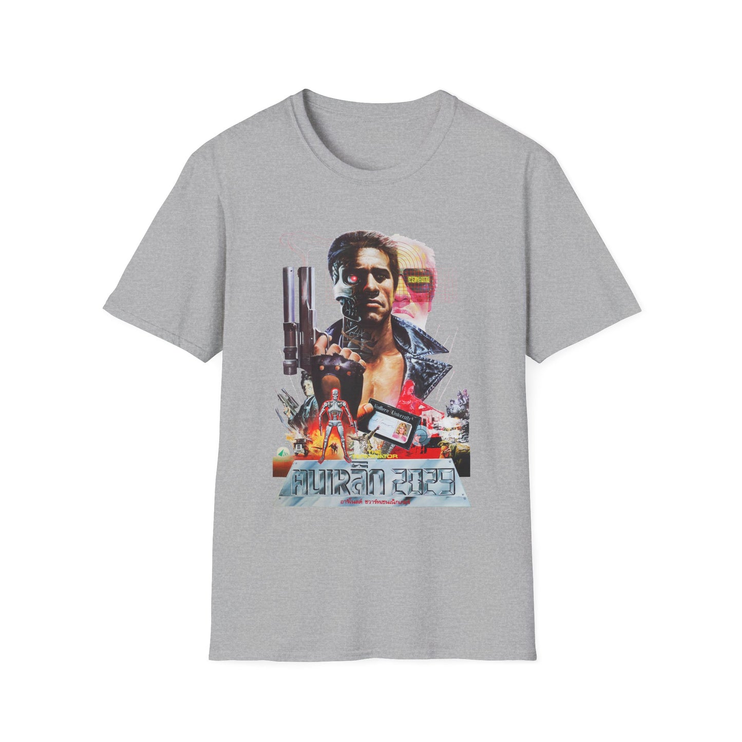 the terminator 1984 thailand movie poster tshirt