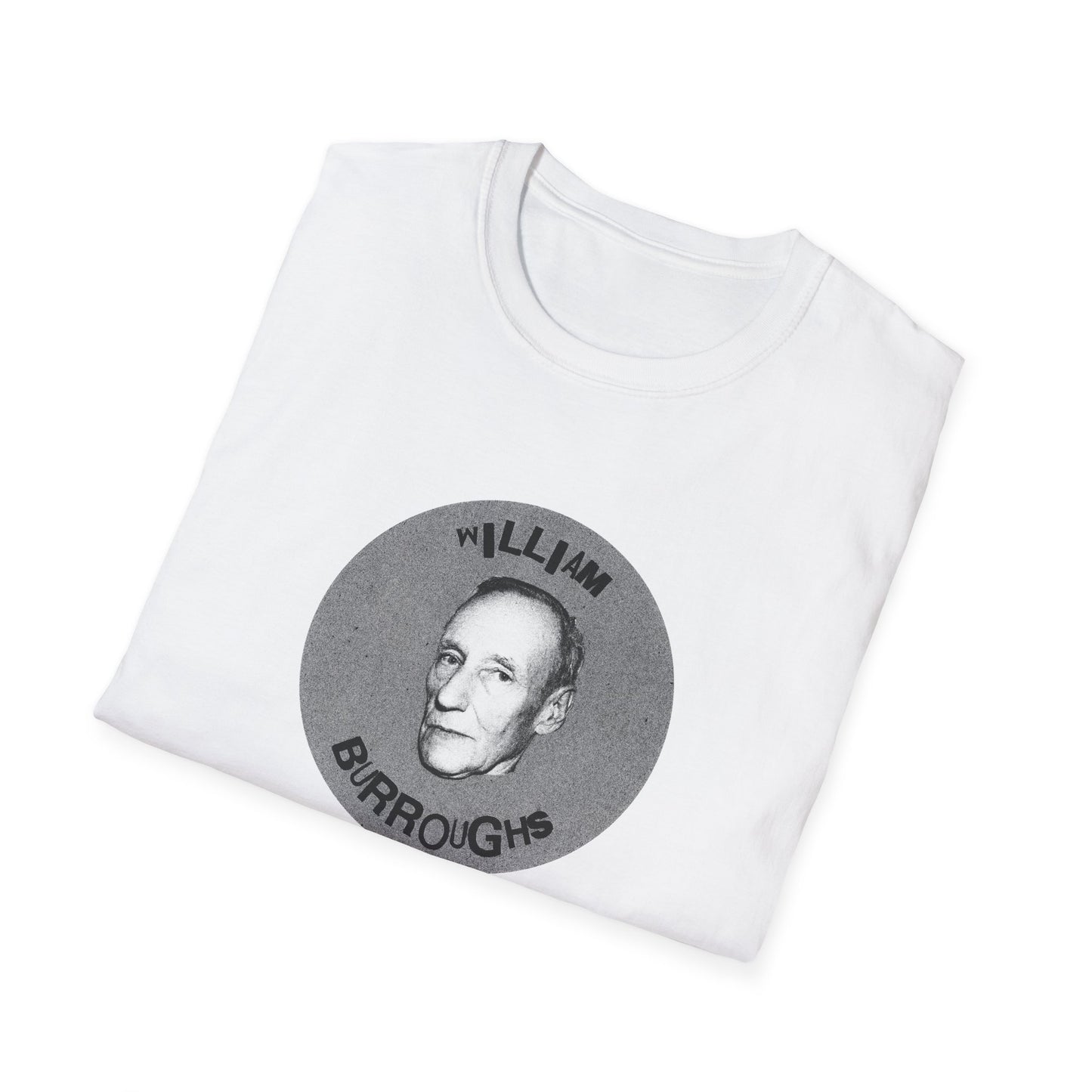 william burroughs fan art logo tshirt