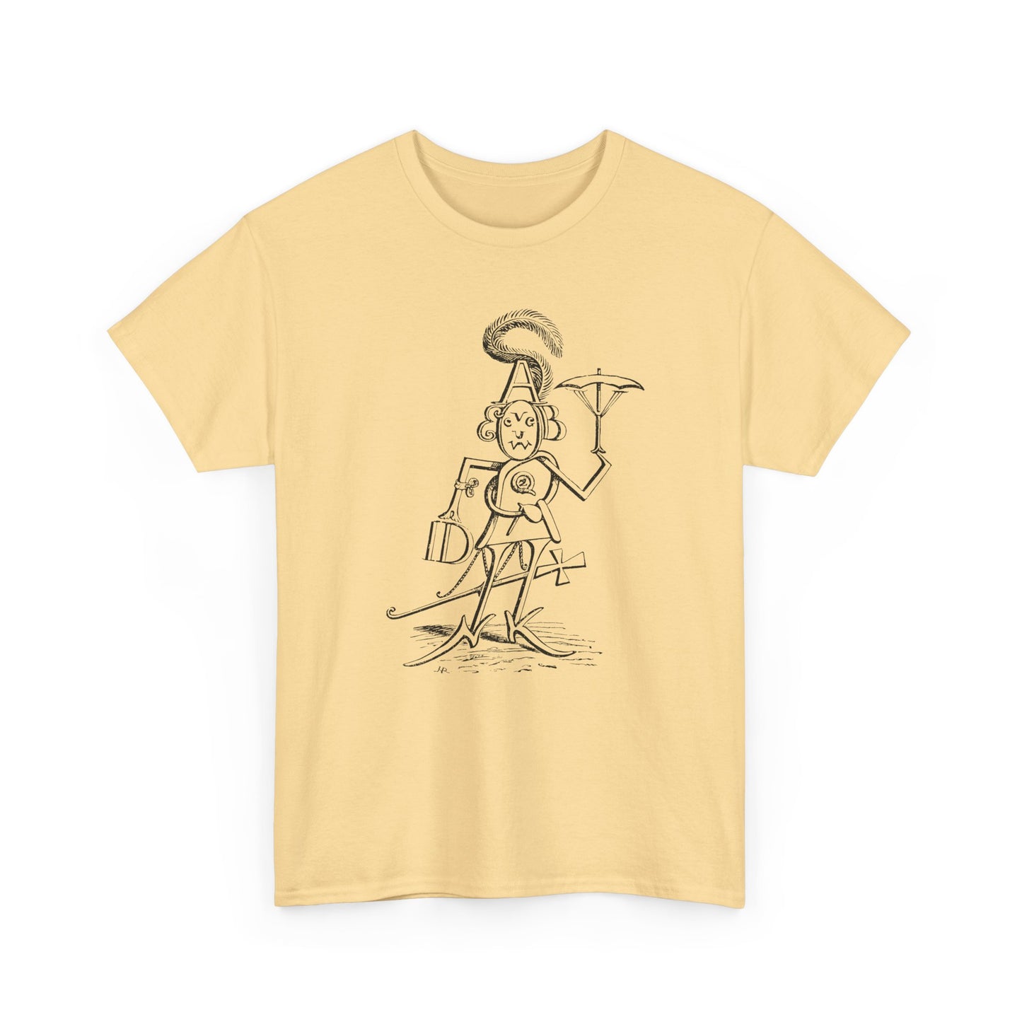 mr alphabet containing all 26 letters 1902 illustration by hugh rowley tshirt